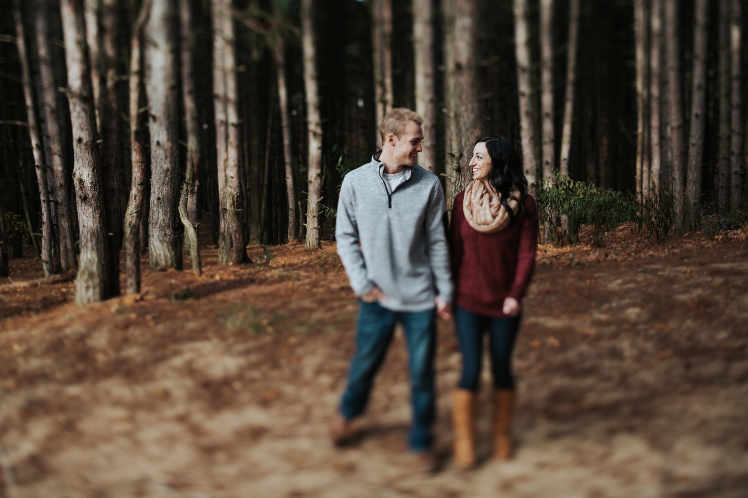 sleeping bear dunes outdoor engagement shoot