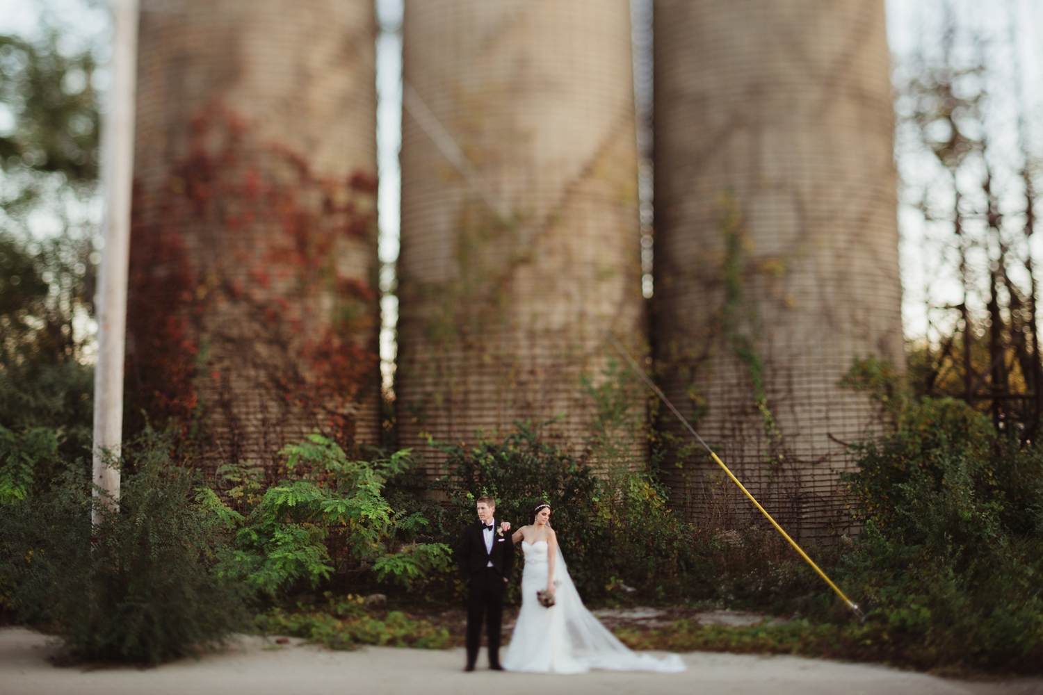 packing district edgy wedding photographer