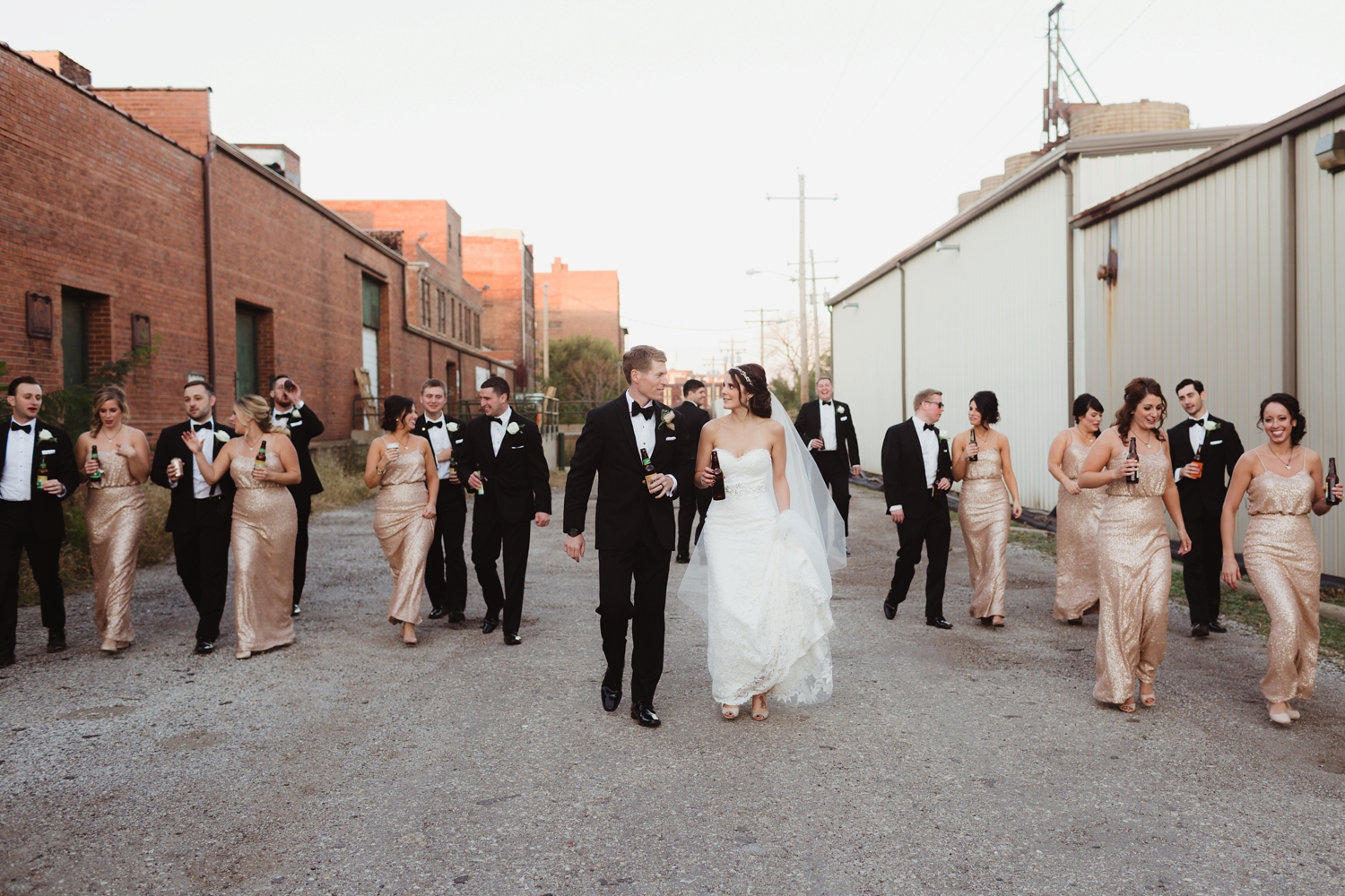 industrial downtown peoria wedding photographer