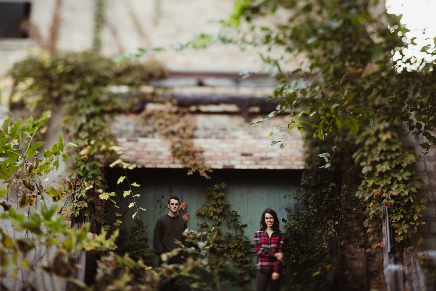 northern michigan forrest engagement session