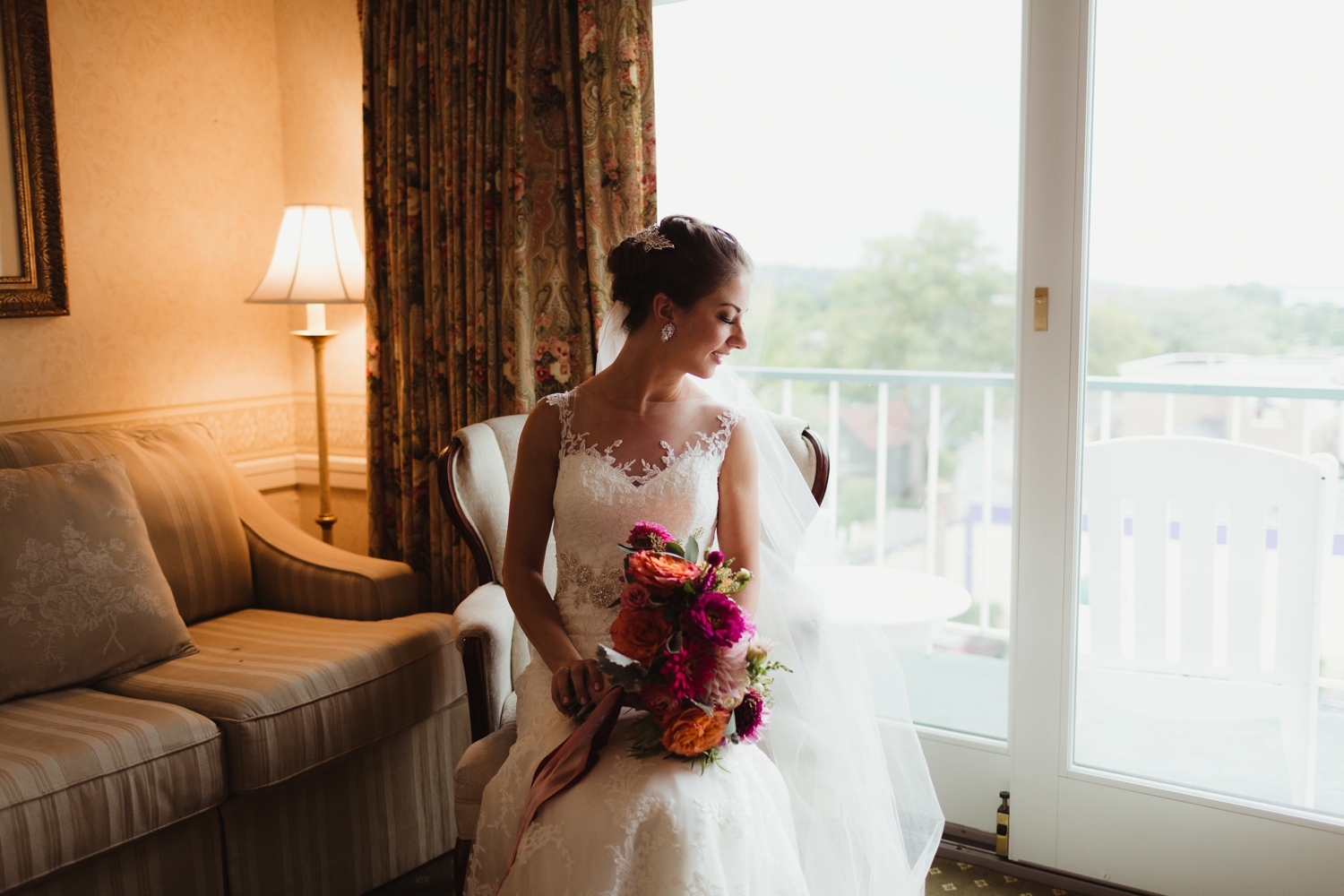 romantic petoskey michigan bride