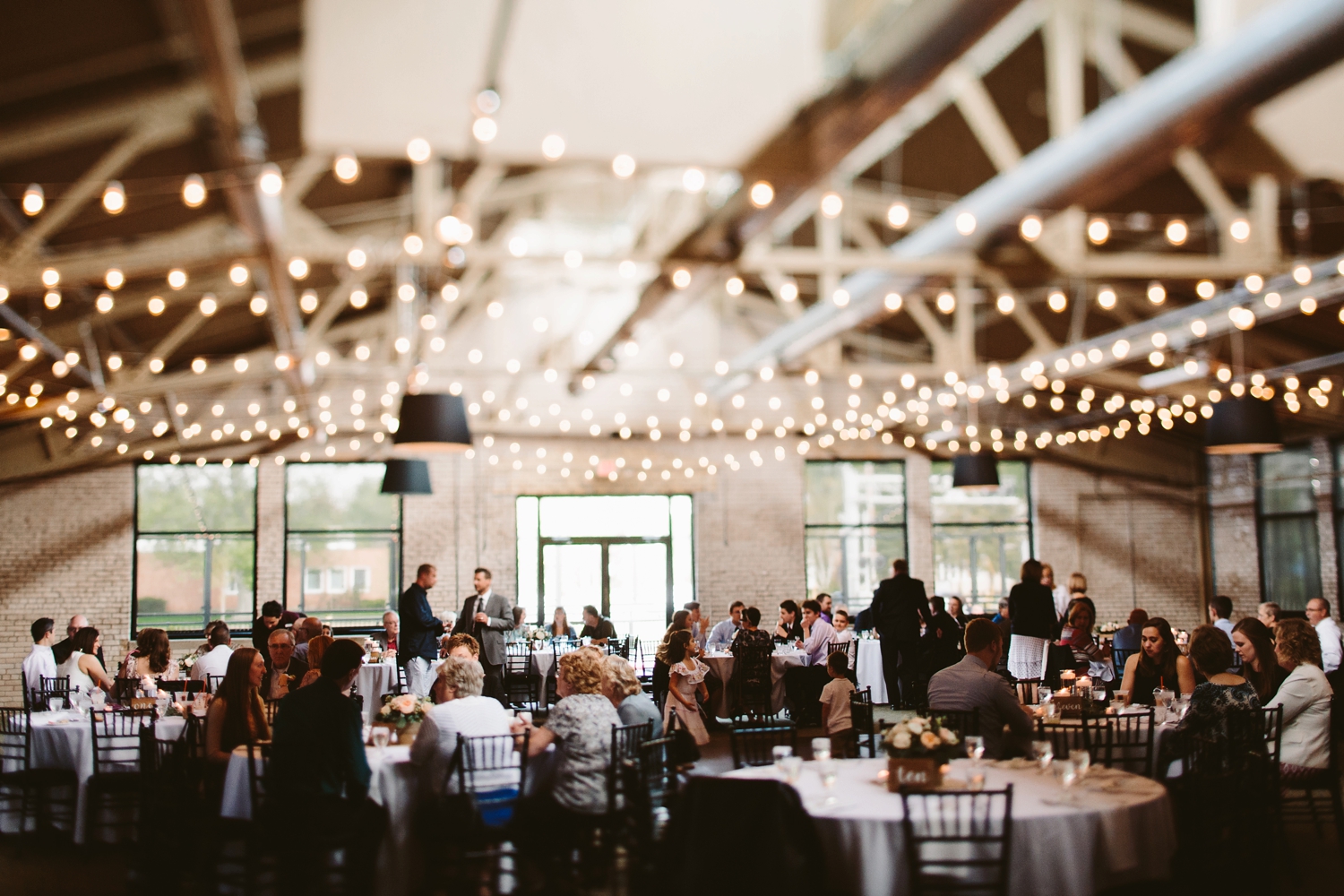 wedding reception at holland baker lofts