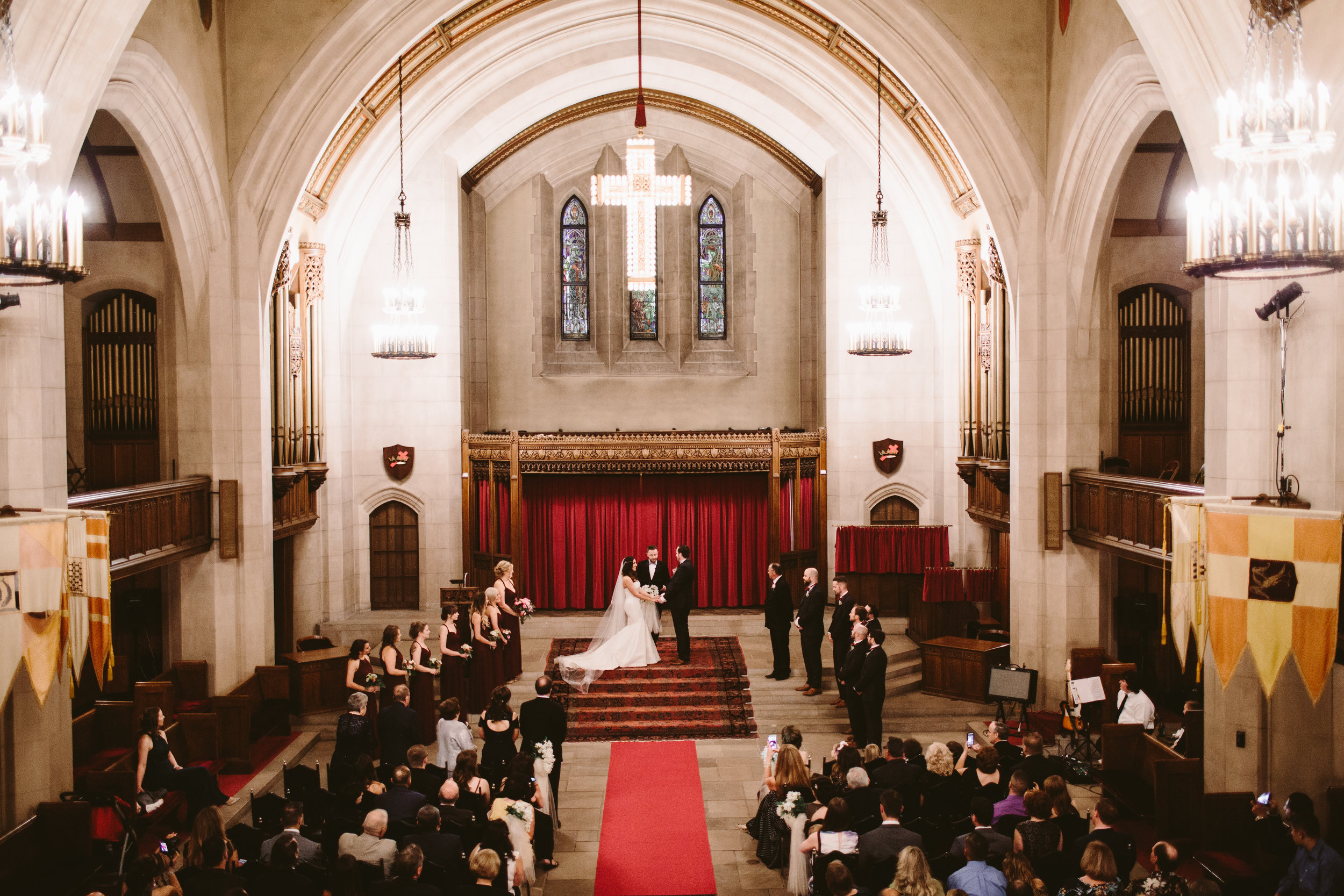 detroit's masonic temple wedding ceremony 