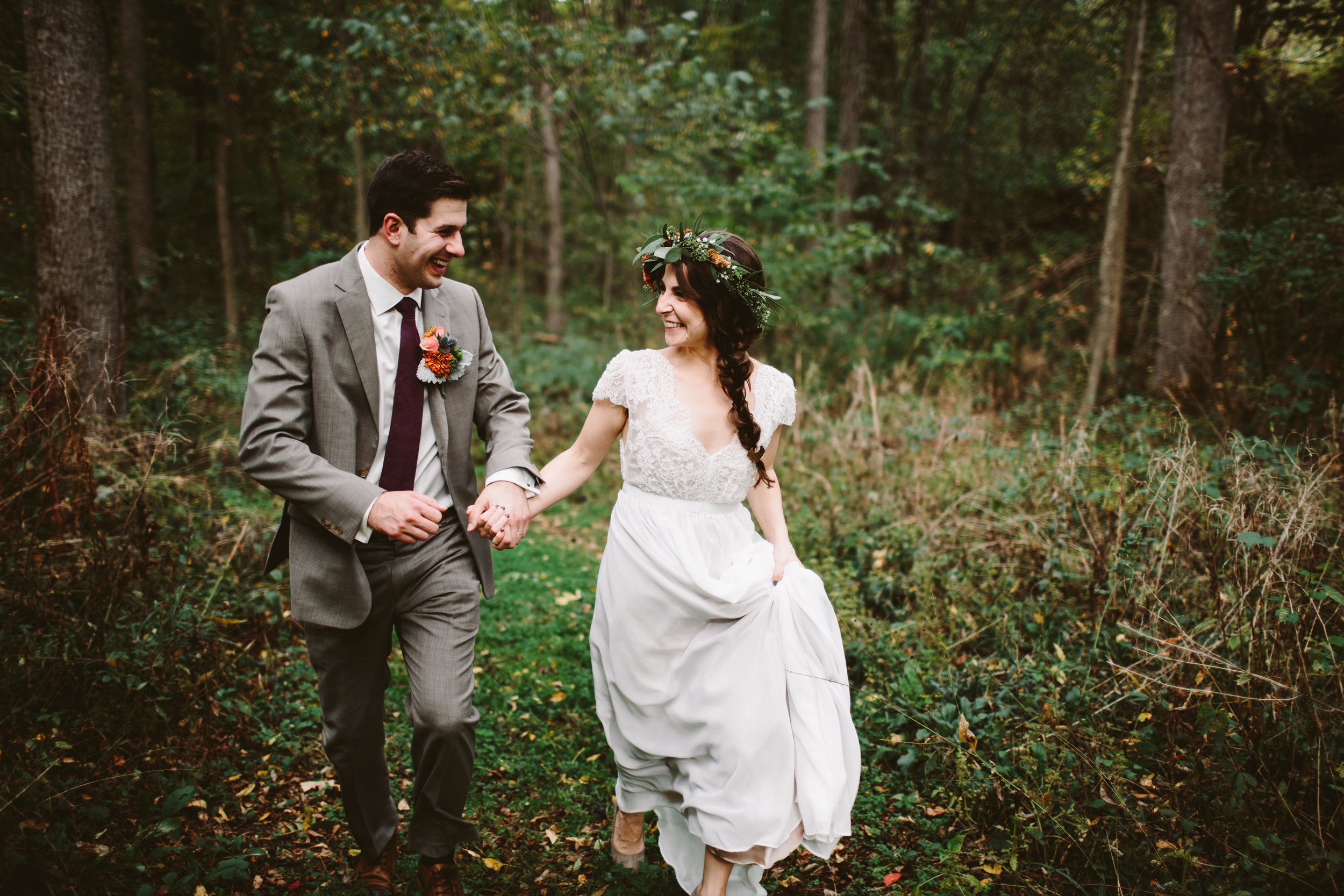 whimsical forest wedding