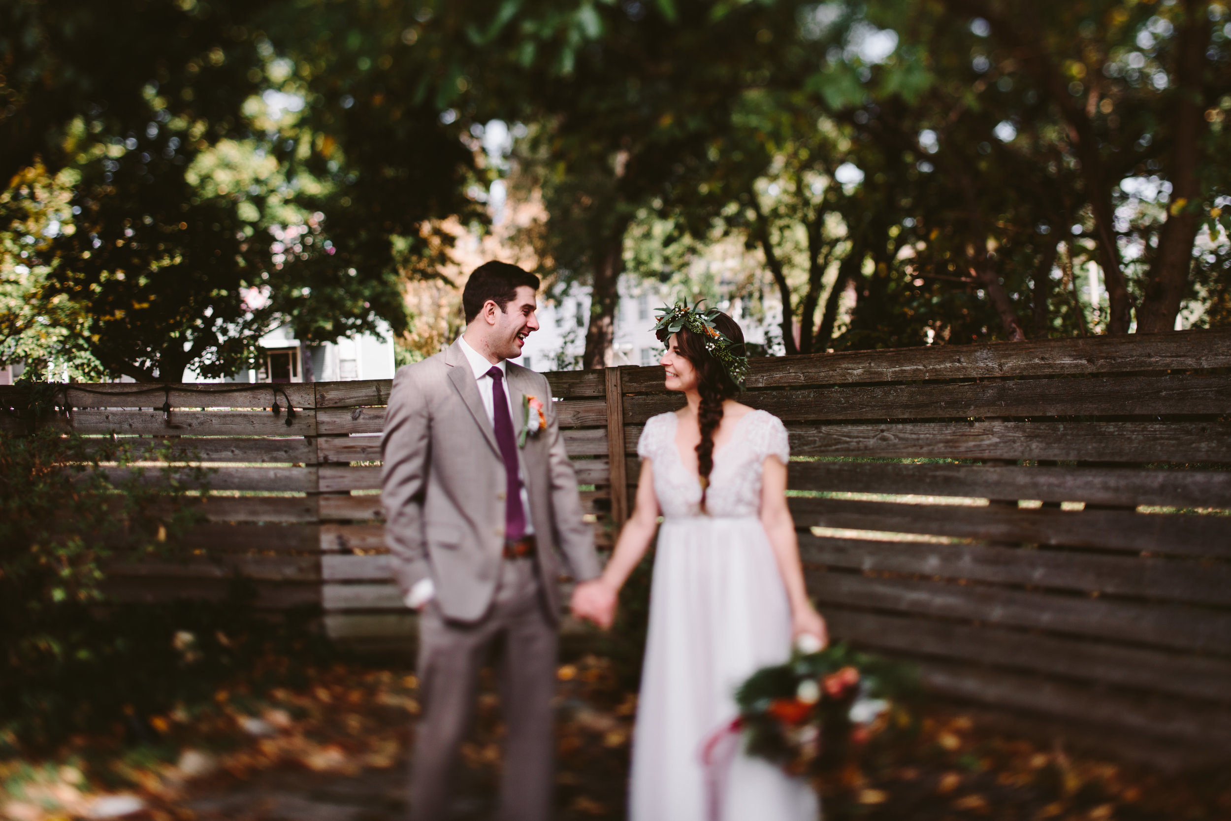 whimsical and bohemian grand rapids wedding