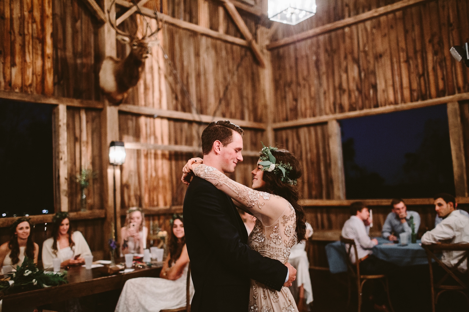 first dance at farm at dover barn venue