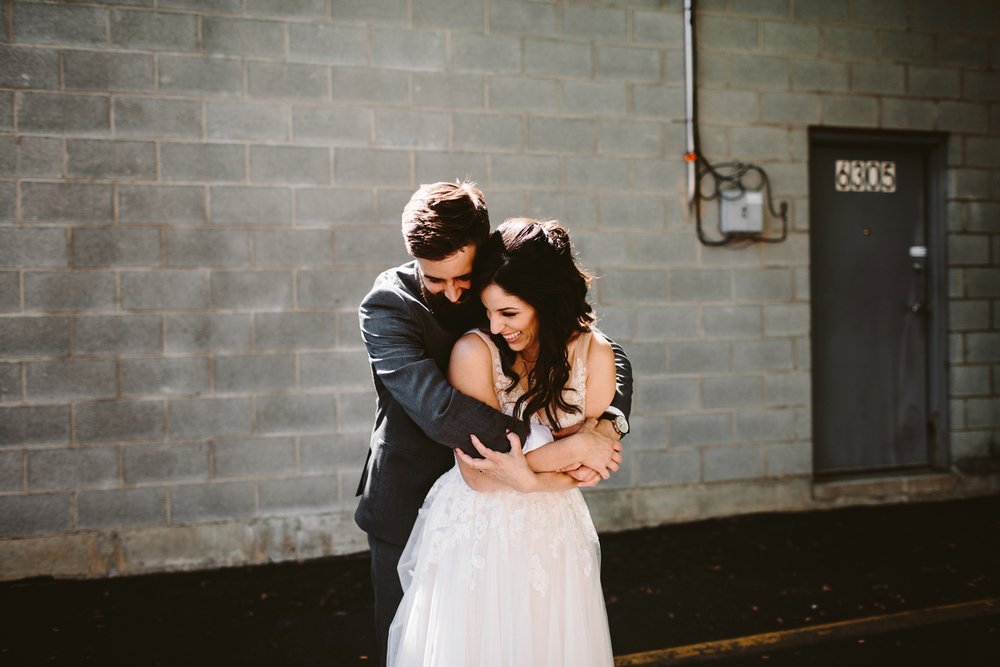 michigan forest wedding ceremony