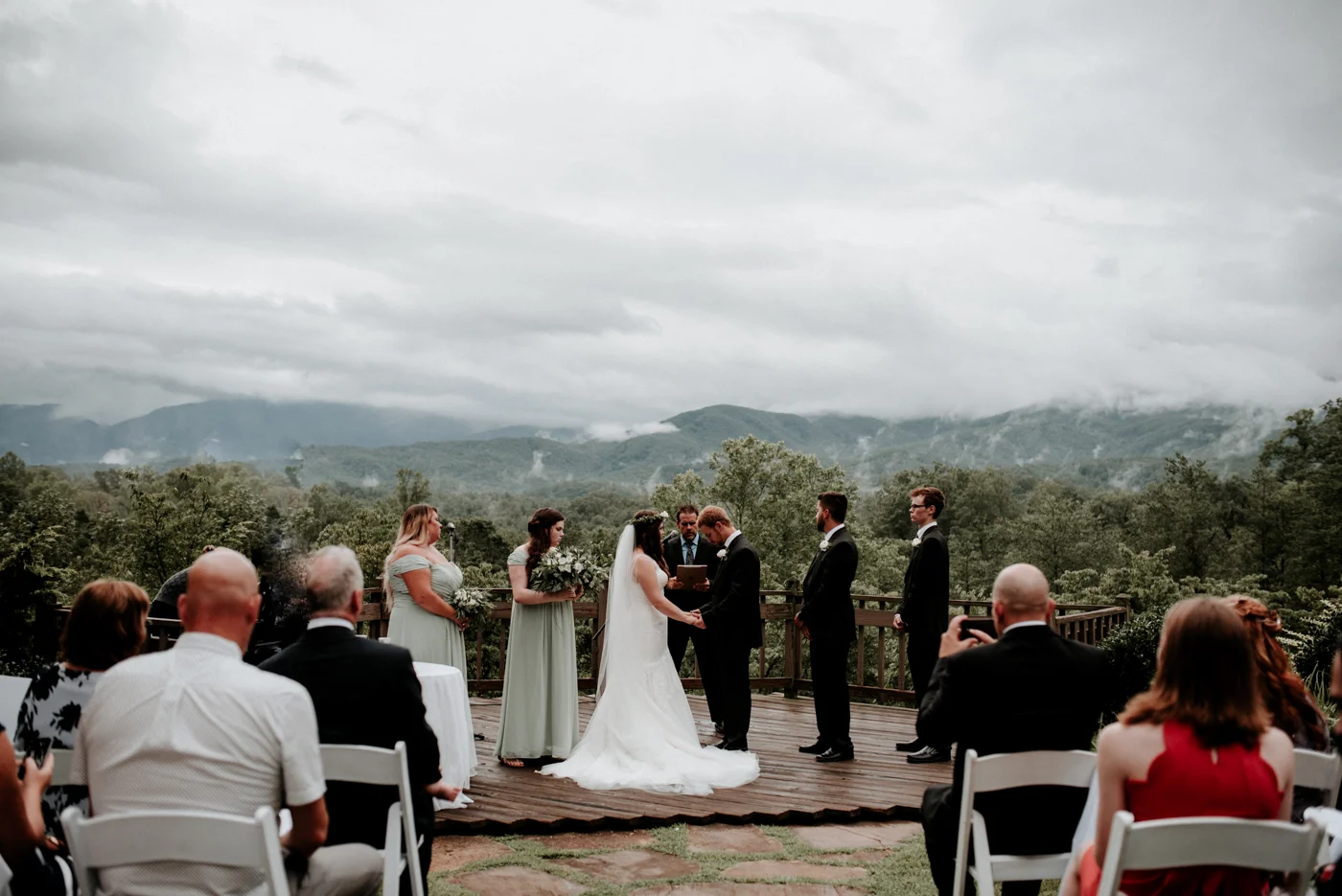Josh + Melissa's Intimate Wedding in the Smoky Mountains