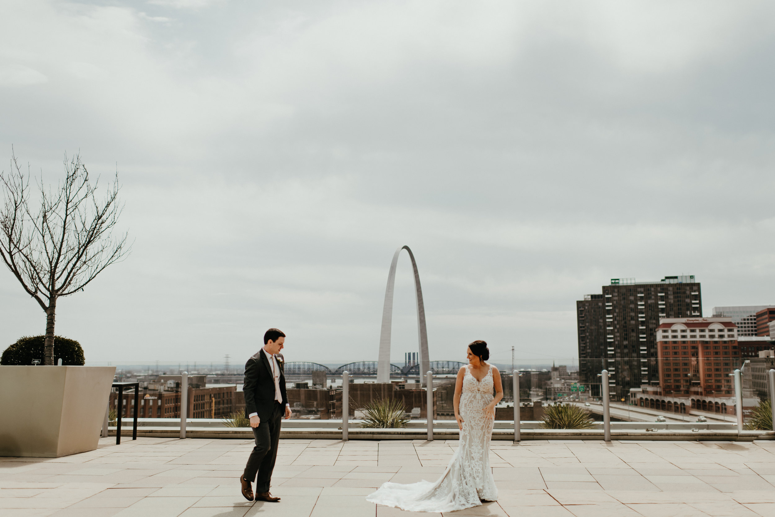 Alex and Addison's St. Louis Wedding at Piper Palm House and Wild Carrot