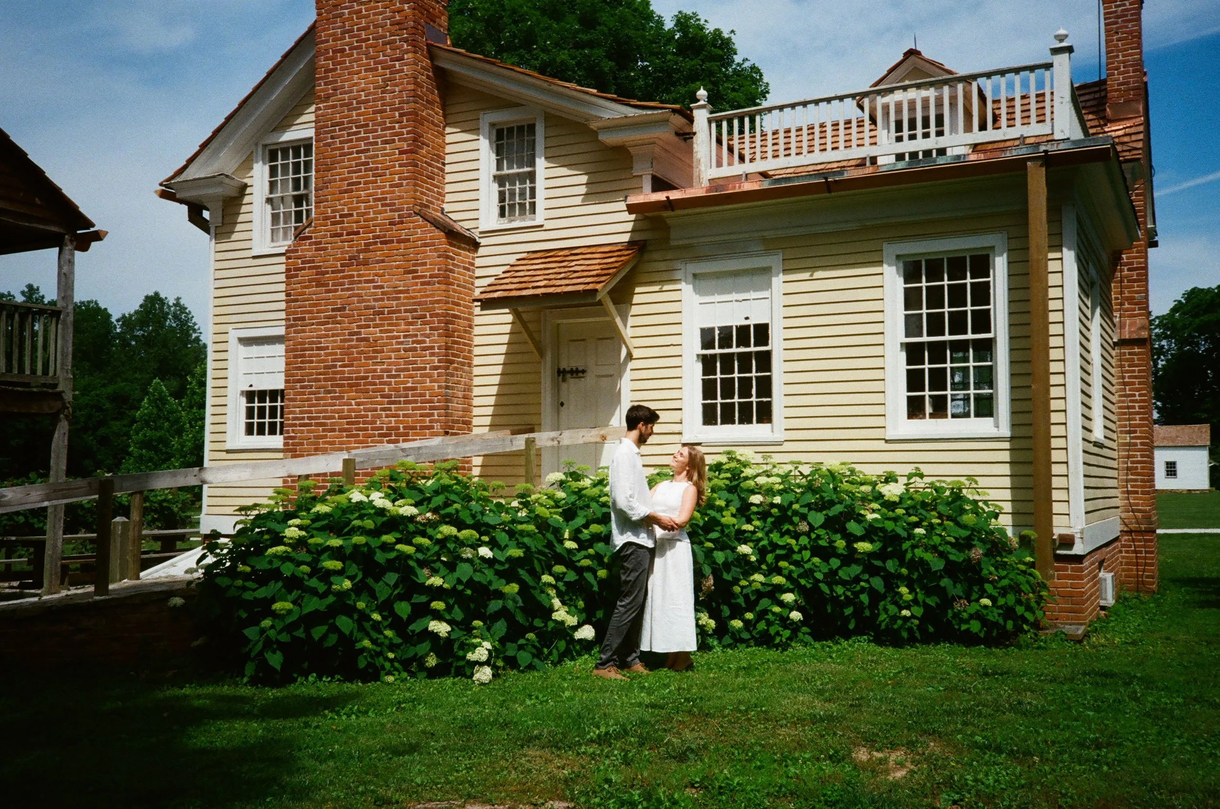 Summer Outdoor Engagement Session on Film