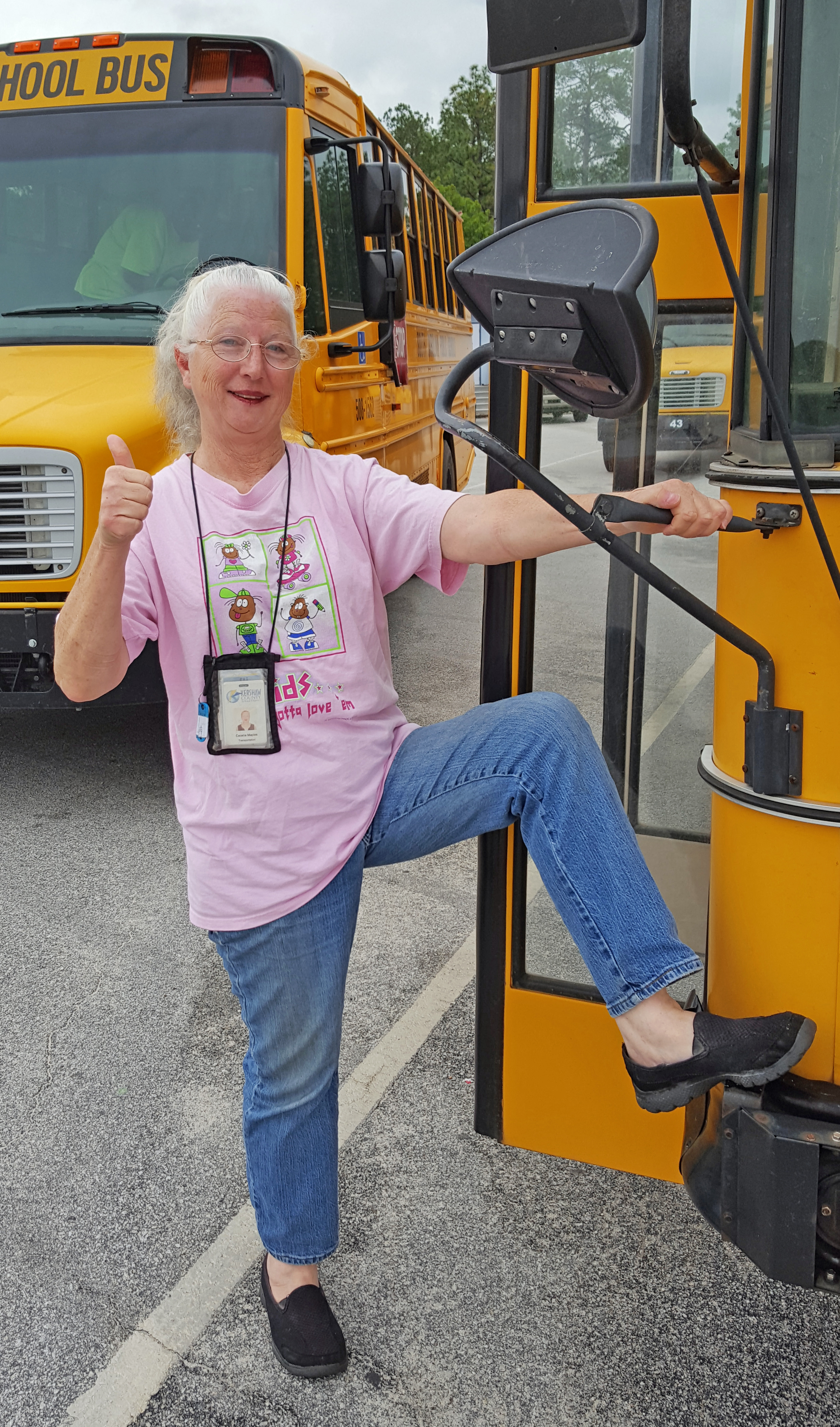 Cecelia Maples, Kershaw County school bus driver.