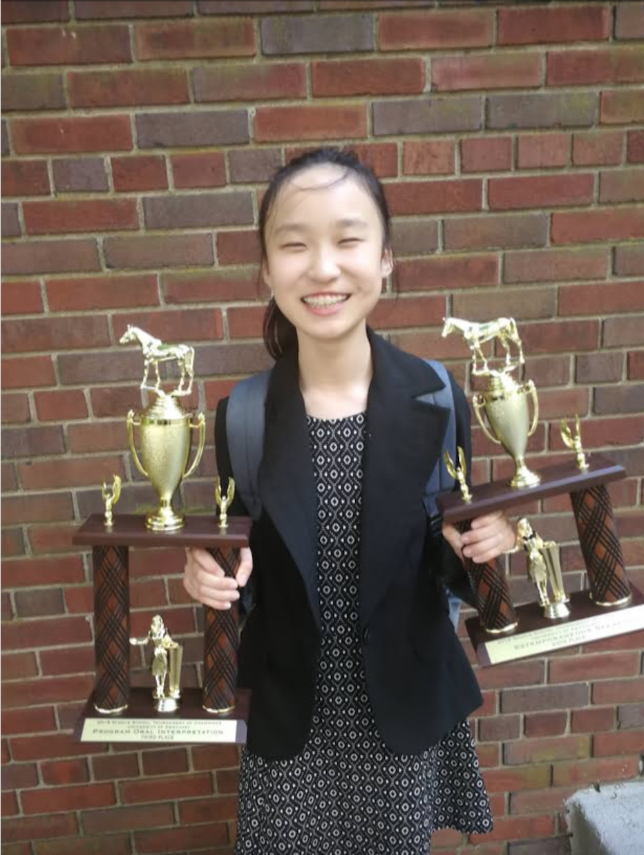 christina: 3rd place poi & 4th place extemp