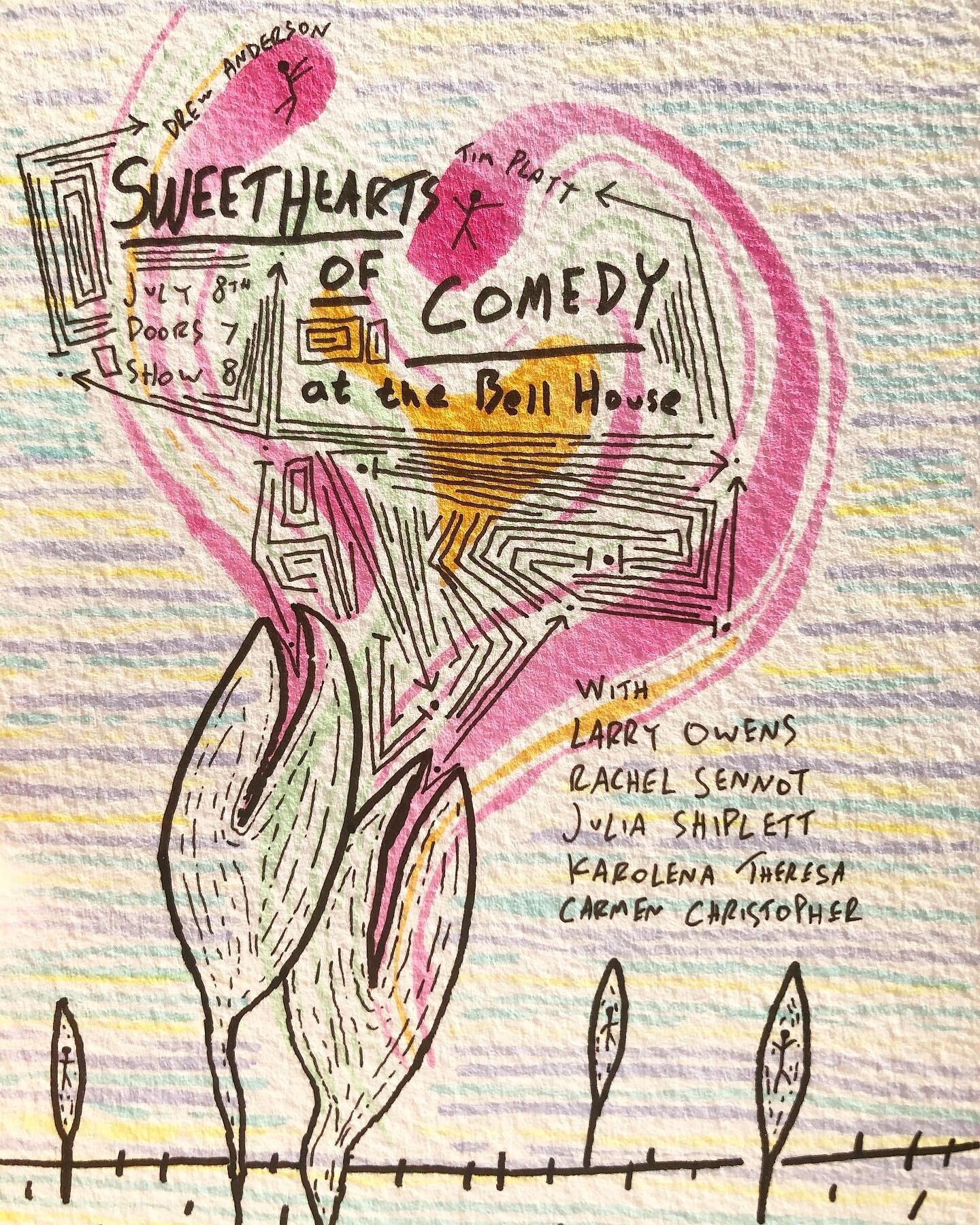 ONE WEEK TILL 
SWEETHEARTS OF COMEDY
at @bellhouseny ! Link in bio!