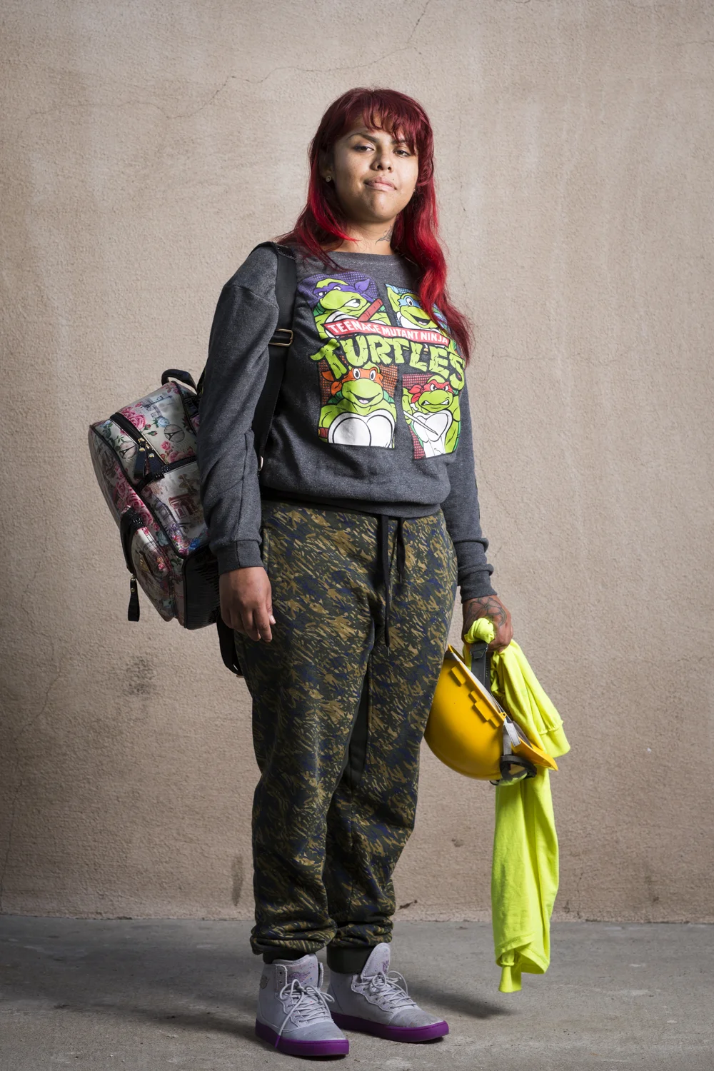 My mother couldn't care for me because she's schizophrenic. I lost myself in the streets because I didn't understand. I got caught up in a whole lot of negative energy and now I'm at a point where I know where I'm headed. I got to a point when I was tired of feeling sorry for myself. -Karina