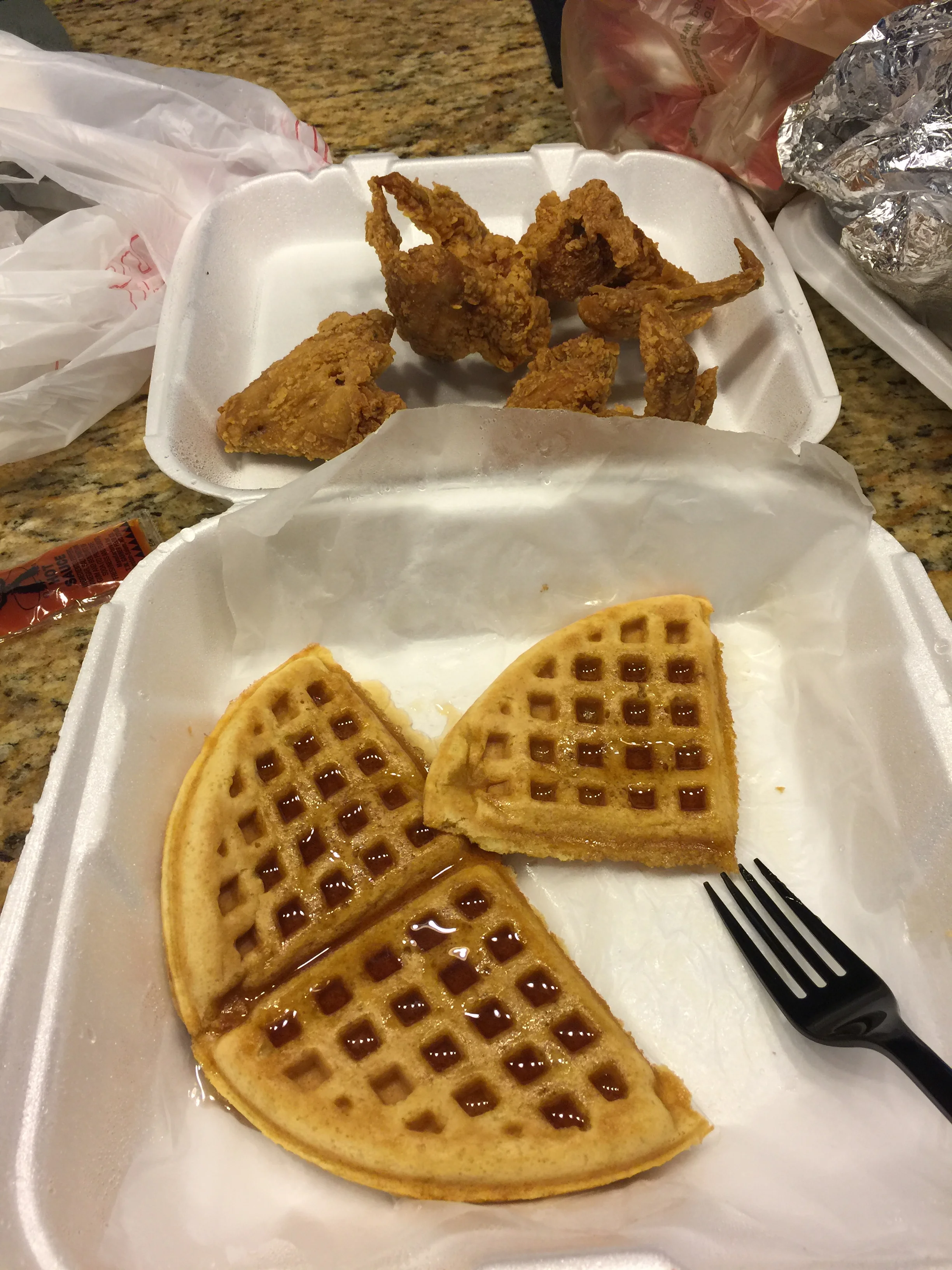 Chicken & Waffles! - What Could Go Wrong?  News at 11 