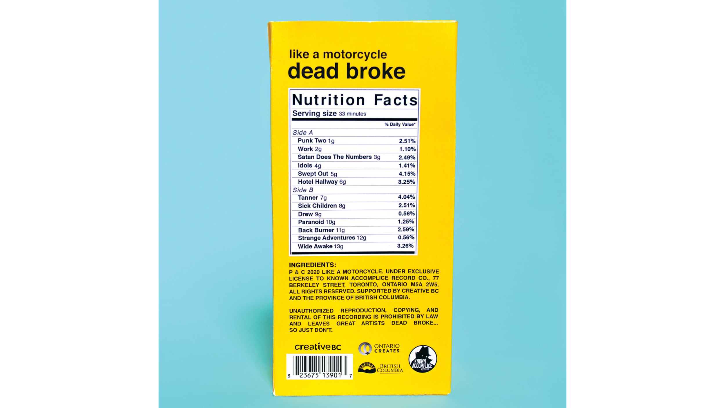 DEAD BROKE - Crap Dinner Digital Download Meal Kit 