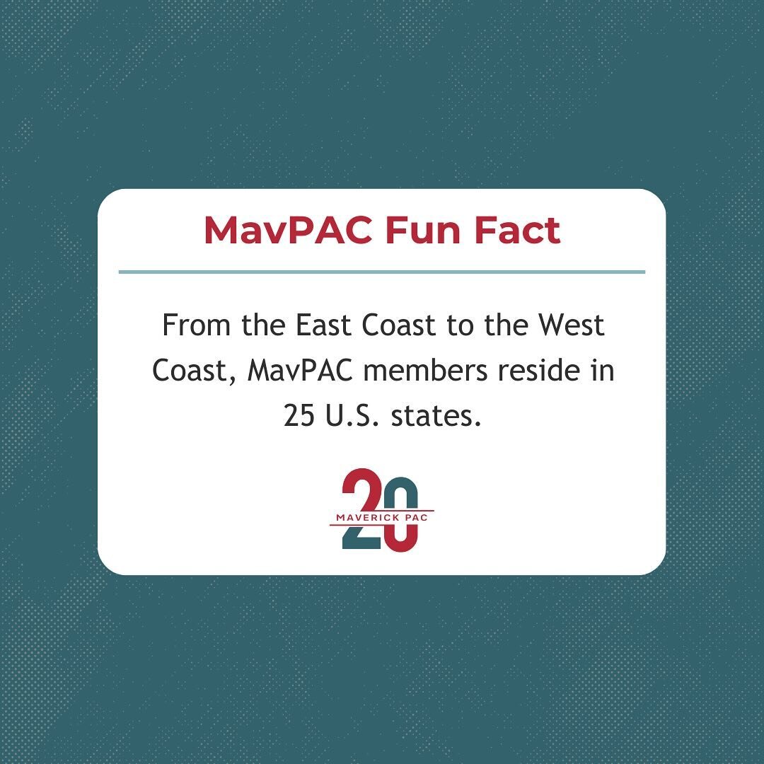 It&rsquo;s another #FunFactFriday to celebrate 20 years of MavPAC! 🇺🇸

Members: drop your state in the comments! 📣

#conservativeleaders #gop #20years