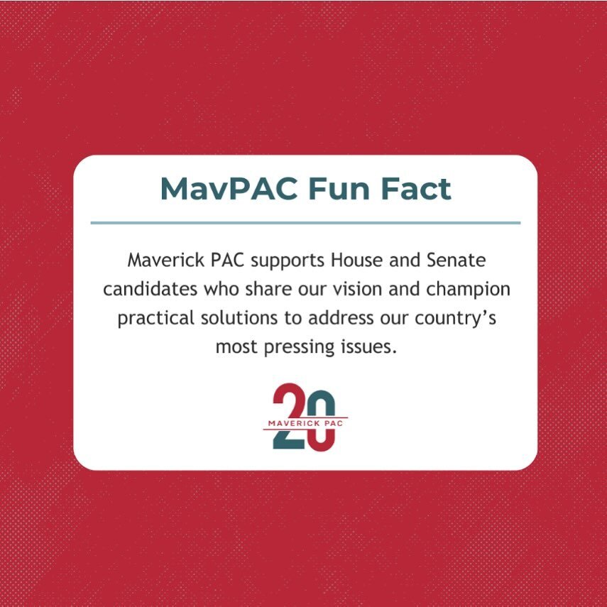 Happy #FunFactFriday Mavericks! 🇺🇸

#conservativeleaders #gop #20yearsofmavpac