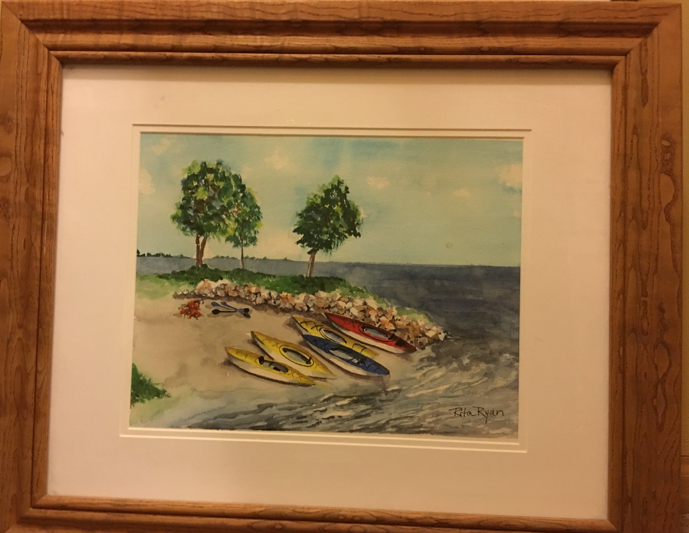 Kayaks, 11"x 13", $225