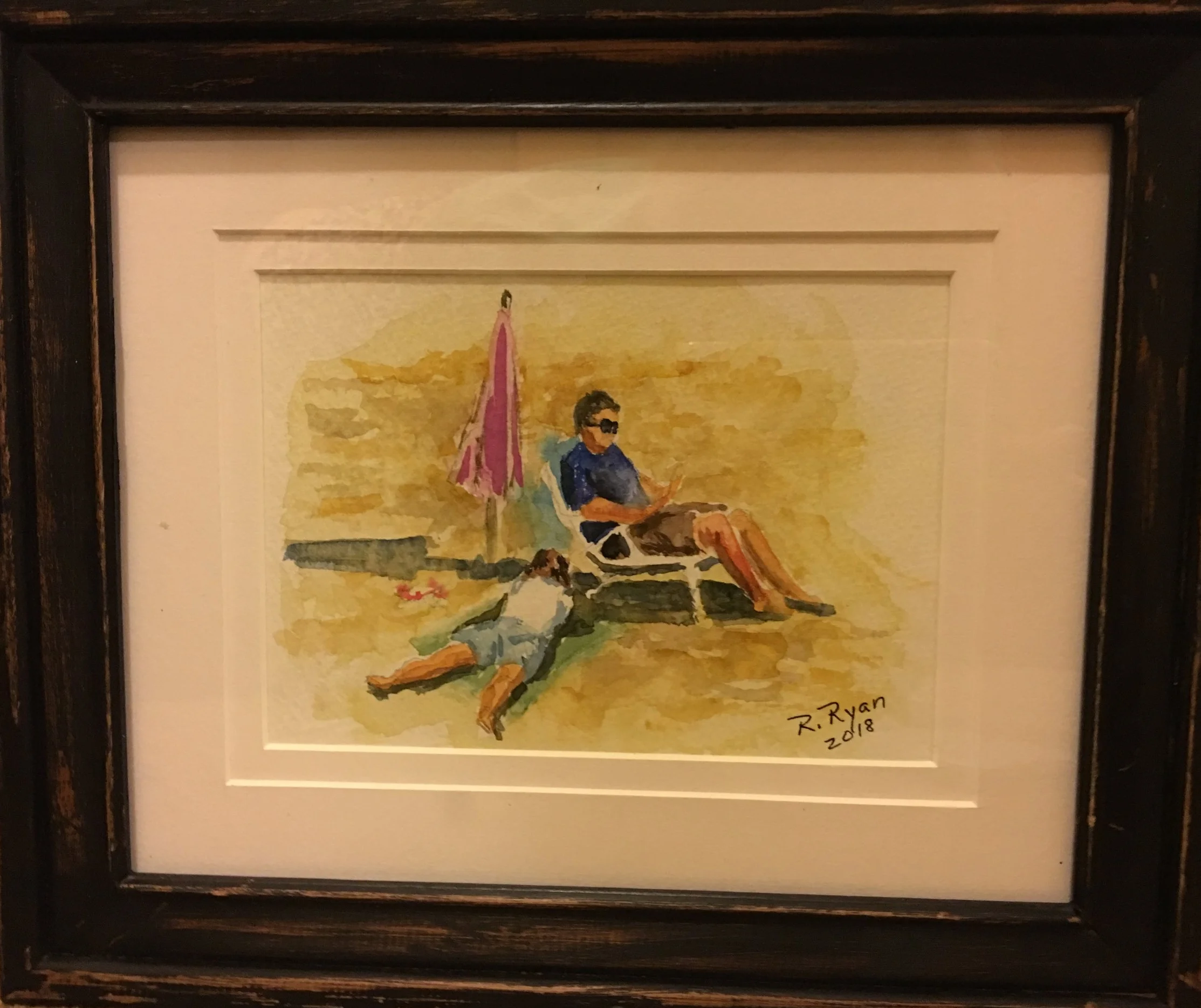 Lazy Days, 5" x 7", $175