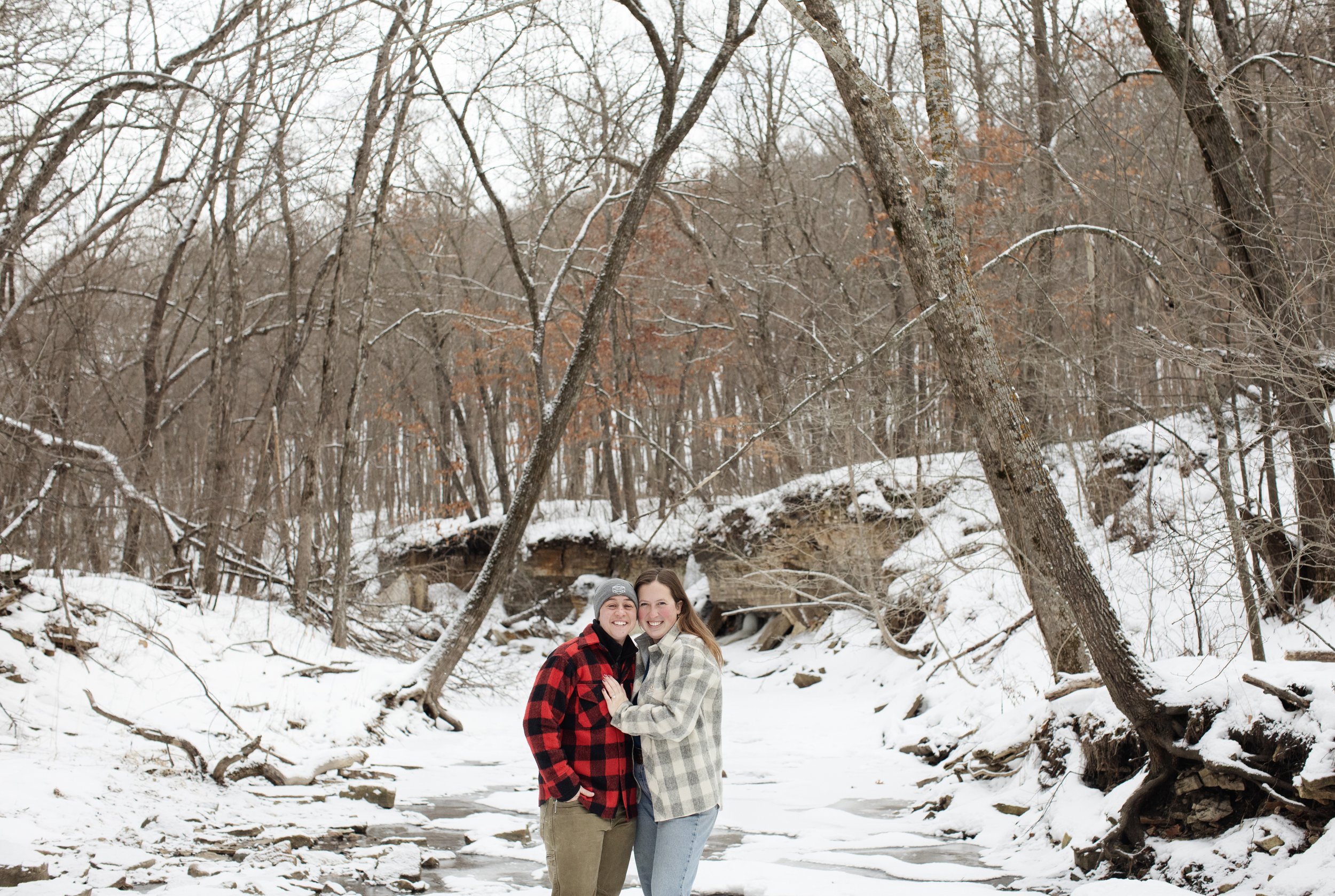 Nerstrand State Park Engagement Session | Erin and Claire | Post by Mel Nobec