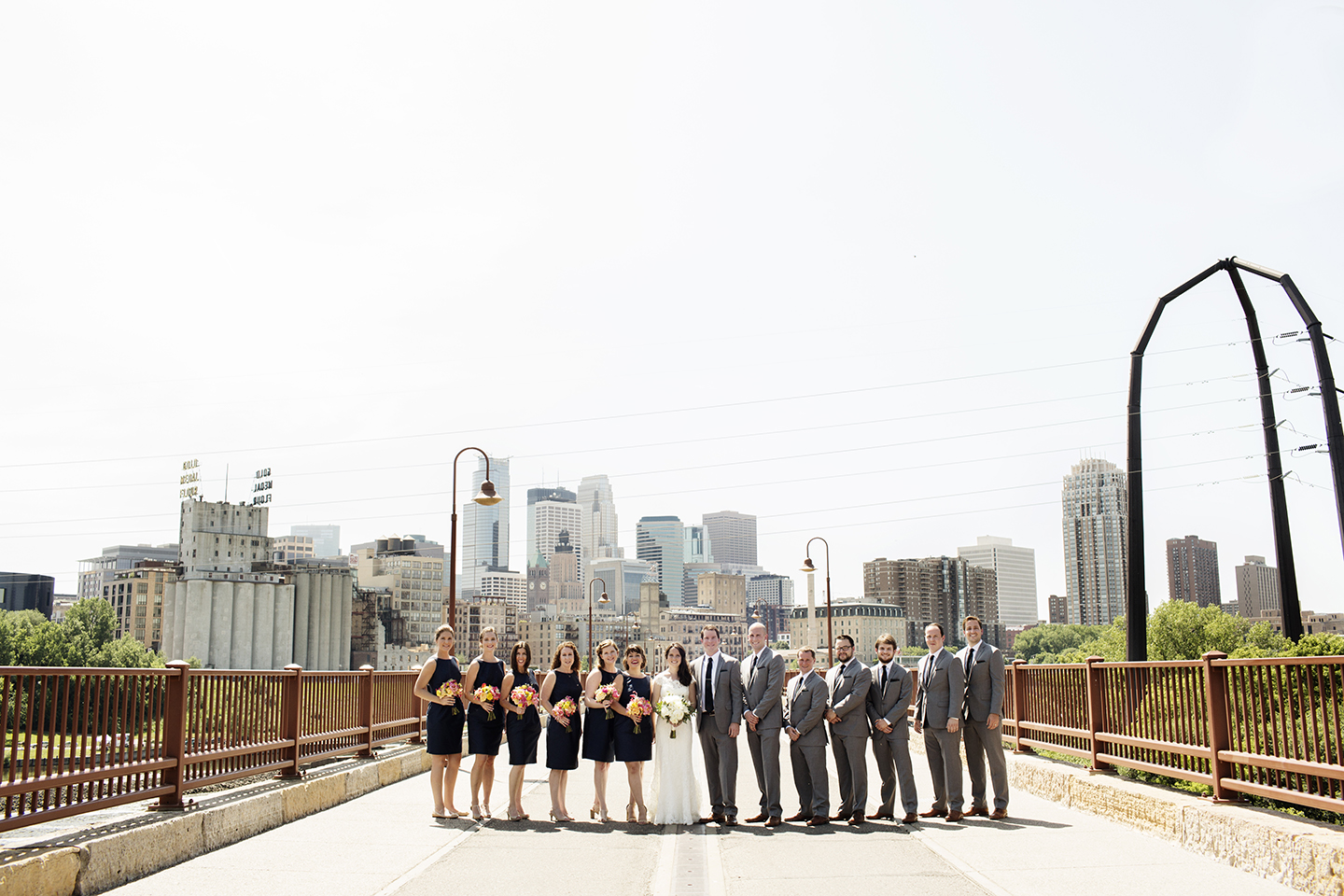 Stone Arch Bridge Wedding Photos | Wedding Photographer | Photography by Photogen Inc. | Eliesa Johnson | Minneapolis, Minnesota