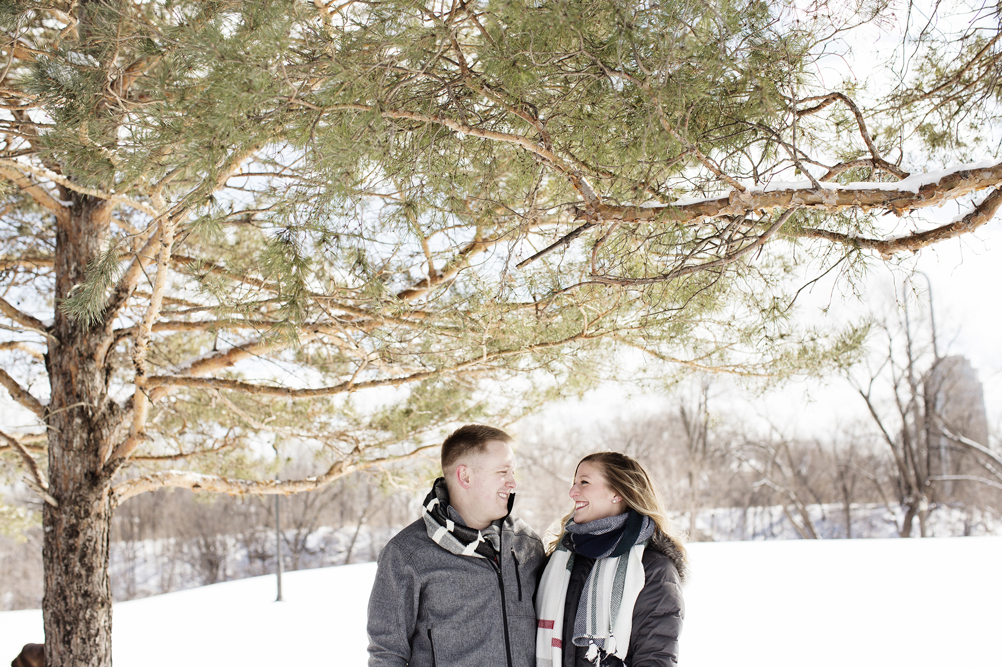 Winter Engagement Photos North Loop, Minneapolis | Photography by Photogen Inc. | Eliesa Johnson | Based in Minnesota