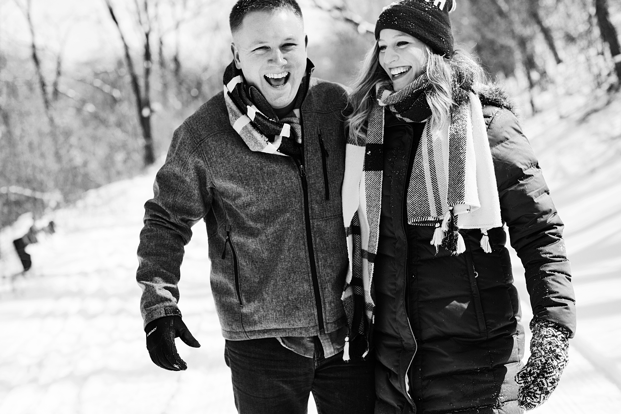 Winter Engagement Photos North Loop, Minneapolis | Photography by Photogen Inc. | Eliesa Johnson | Based in Minnesota