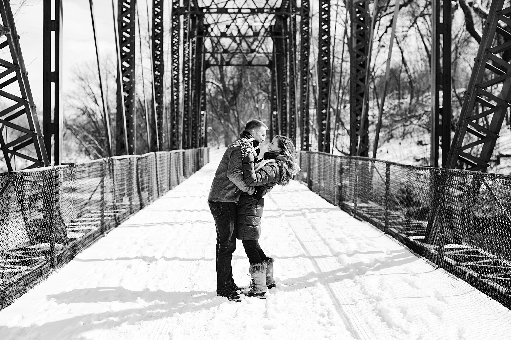 Winter Engagement Photos North Loop, Minneapolis | Photography by Photogen Inc. | Eliesa Johnson | Based in Minnesota