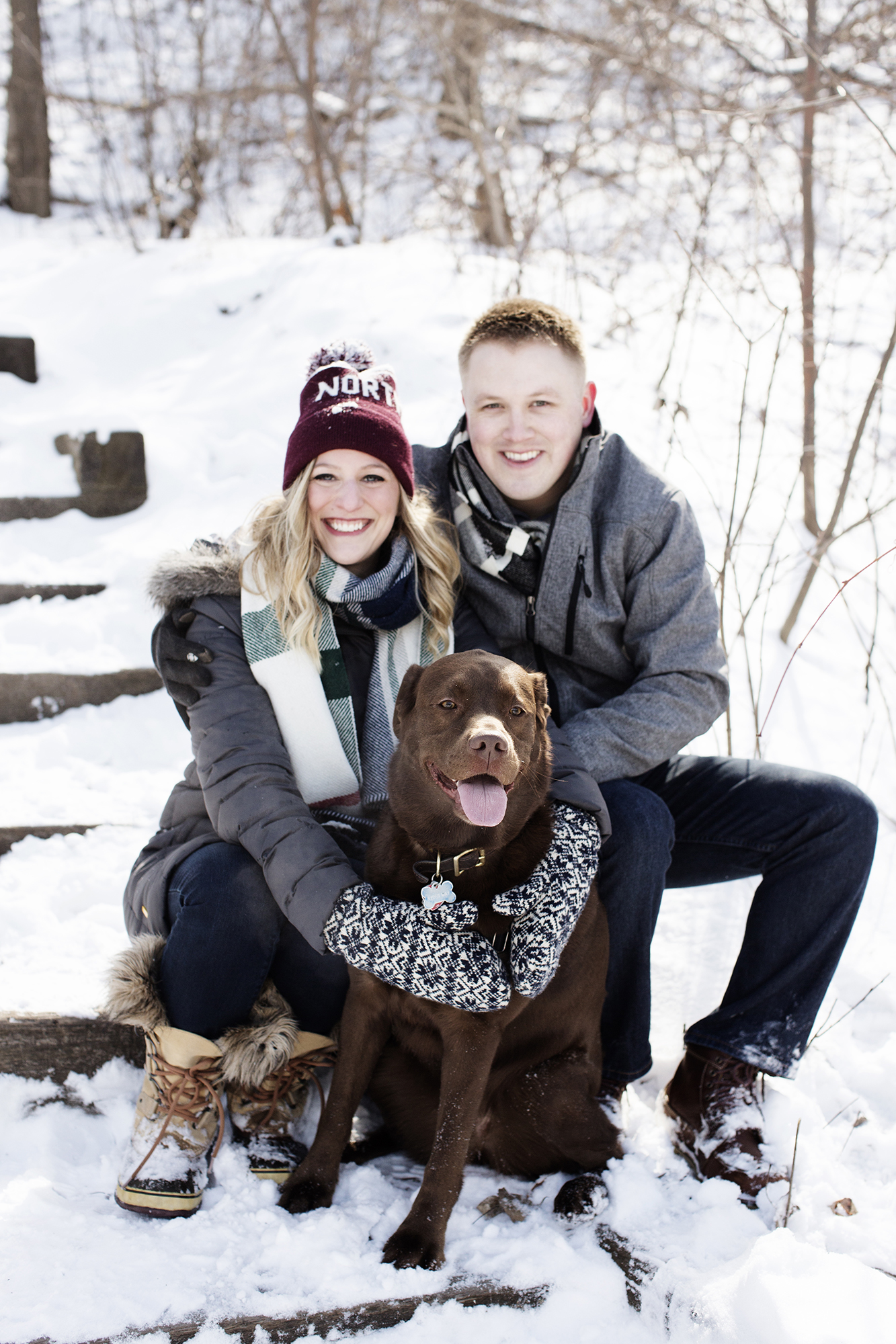 Winter Engagement Photos North Loop, Minneapolis | Photography by Photogen Inc. | Eliesa Johnson | Based in Minnesota