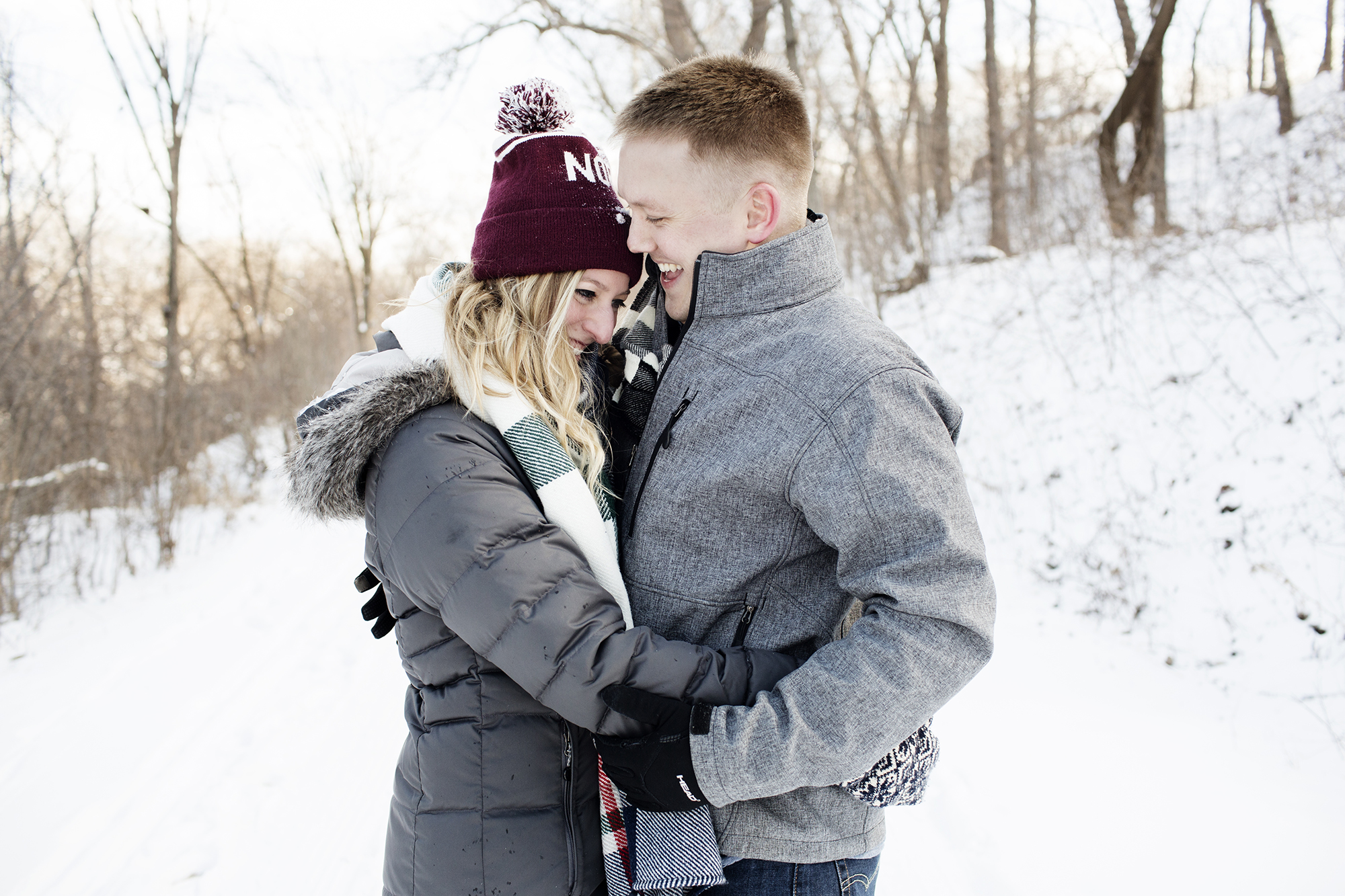 Winter Engagement Photos North Loop, Minneapolis | Photography by Photogen Inc. | Eliesa Johnson | Based in Minnesota
