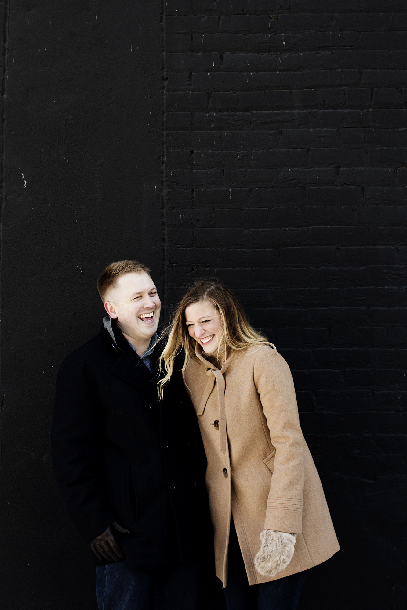 Winter Engagement Photos North Loop, Minneapolis | Photography by Photogen Inc. | Eliesa Johnson | Based in Minnesota