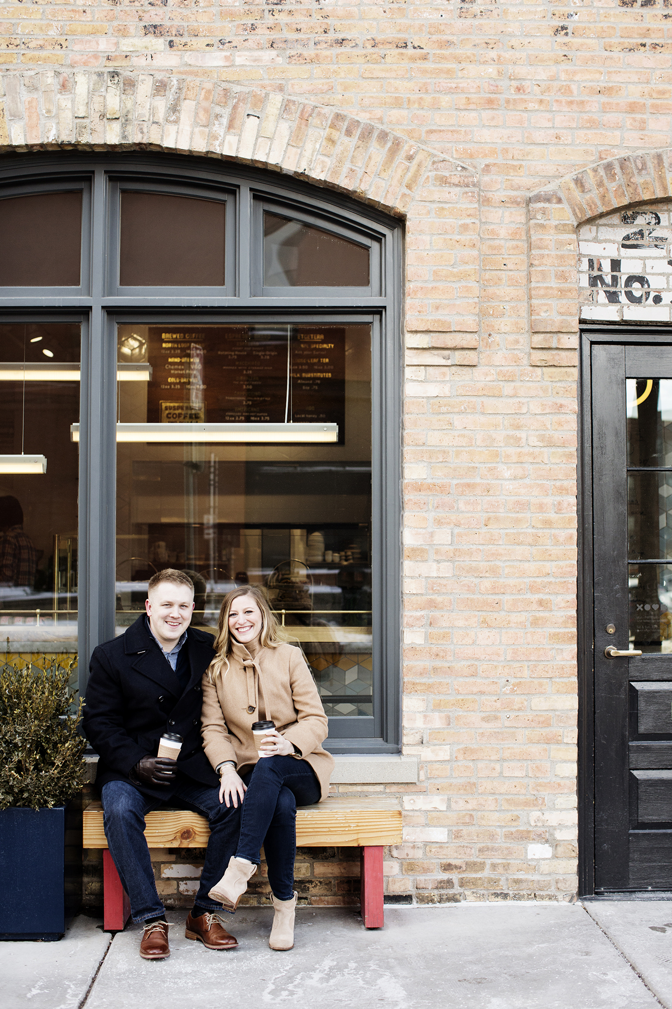 Winter Engagement Photos North Loop, Minneapolis | Photography by Photogen Inc. | Eliesa Johnson | Based in Minnesota