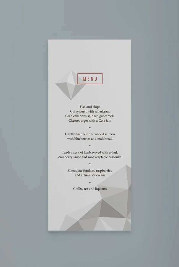 / gala menu
