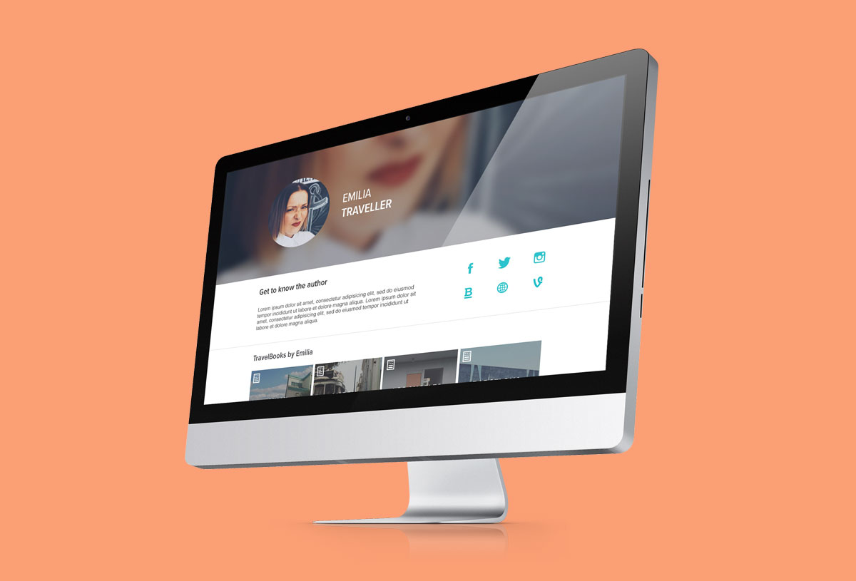 / author profile for desktop