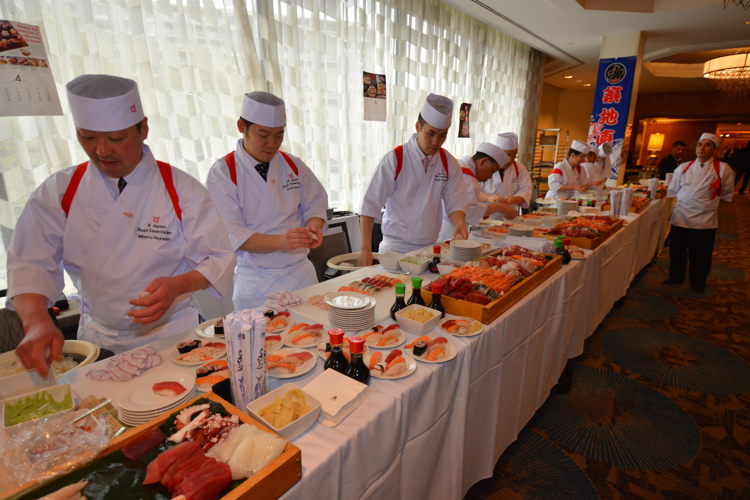 Cherry Blossom Sushi Reception