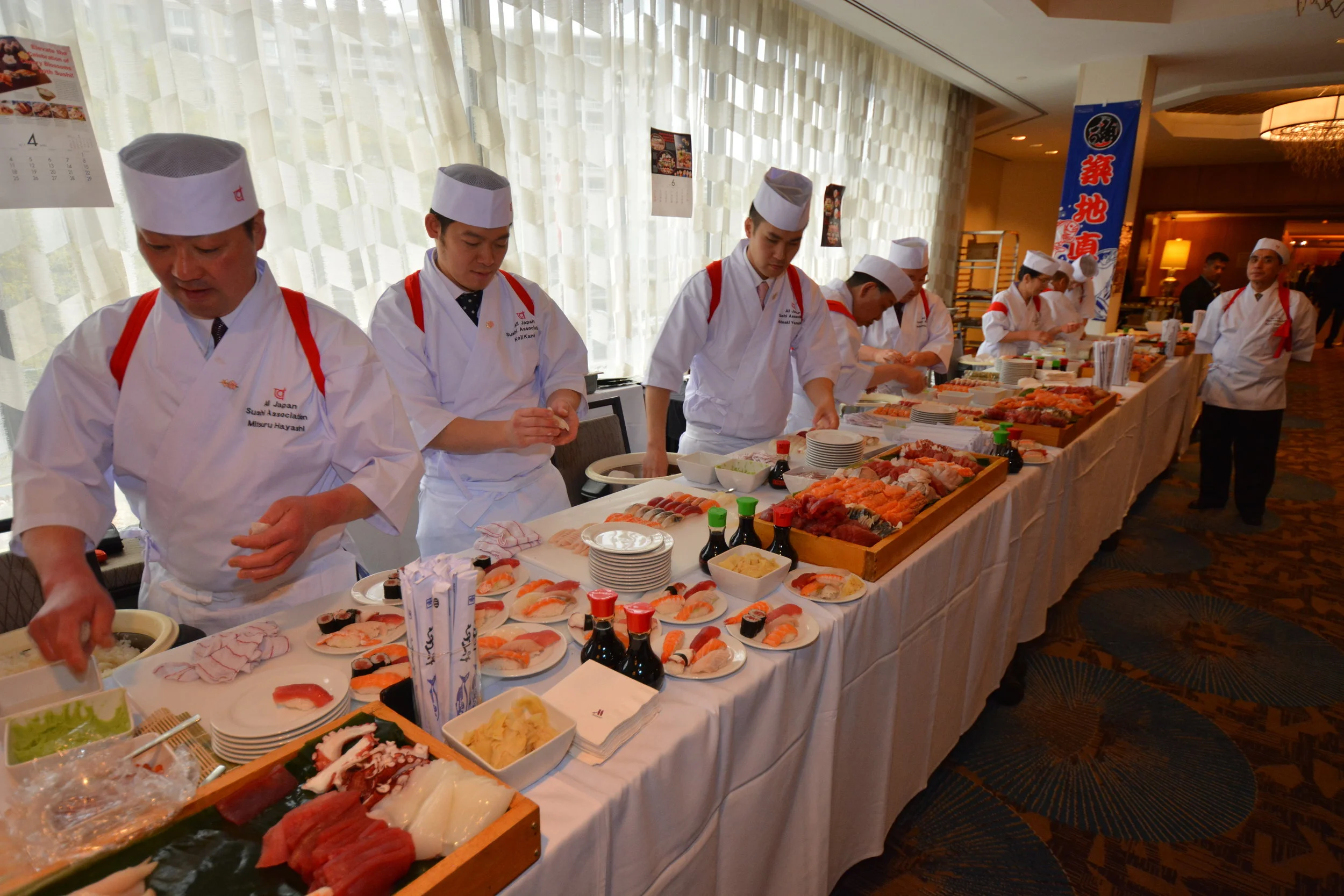 Cherry Blossom Sushi Reception