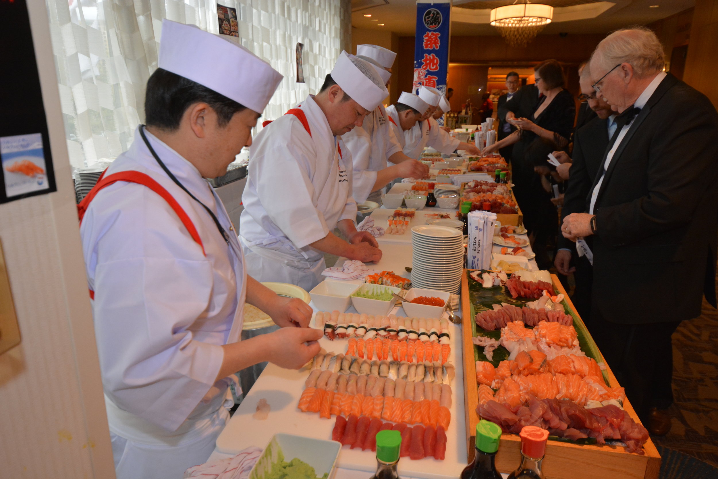 Cherry Blossom Sushi Reception