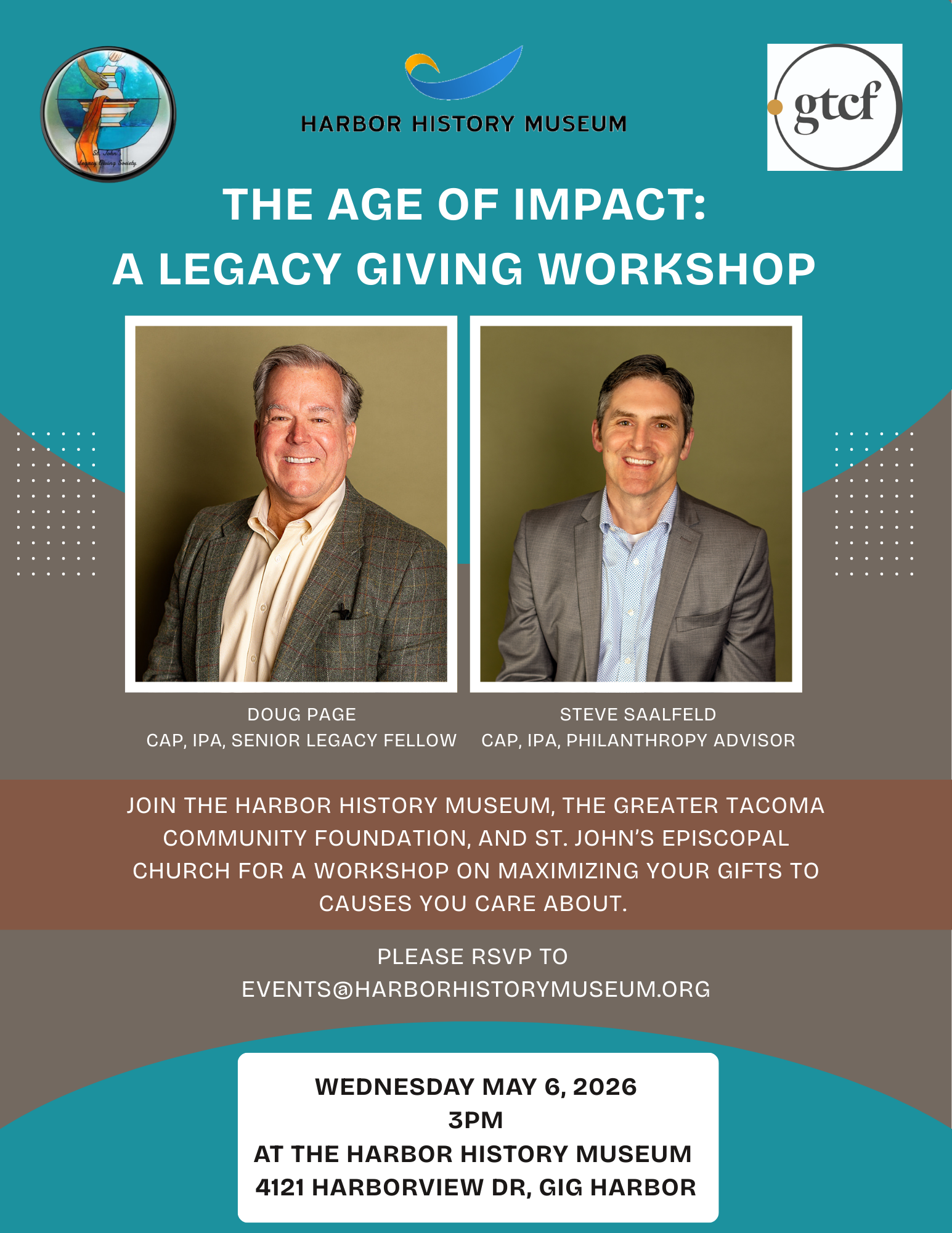 The Age of Impact - A Legacy Giving Workshop