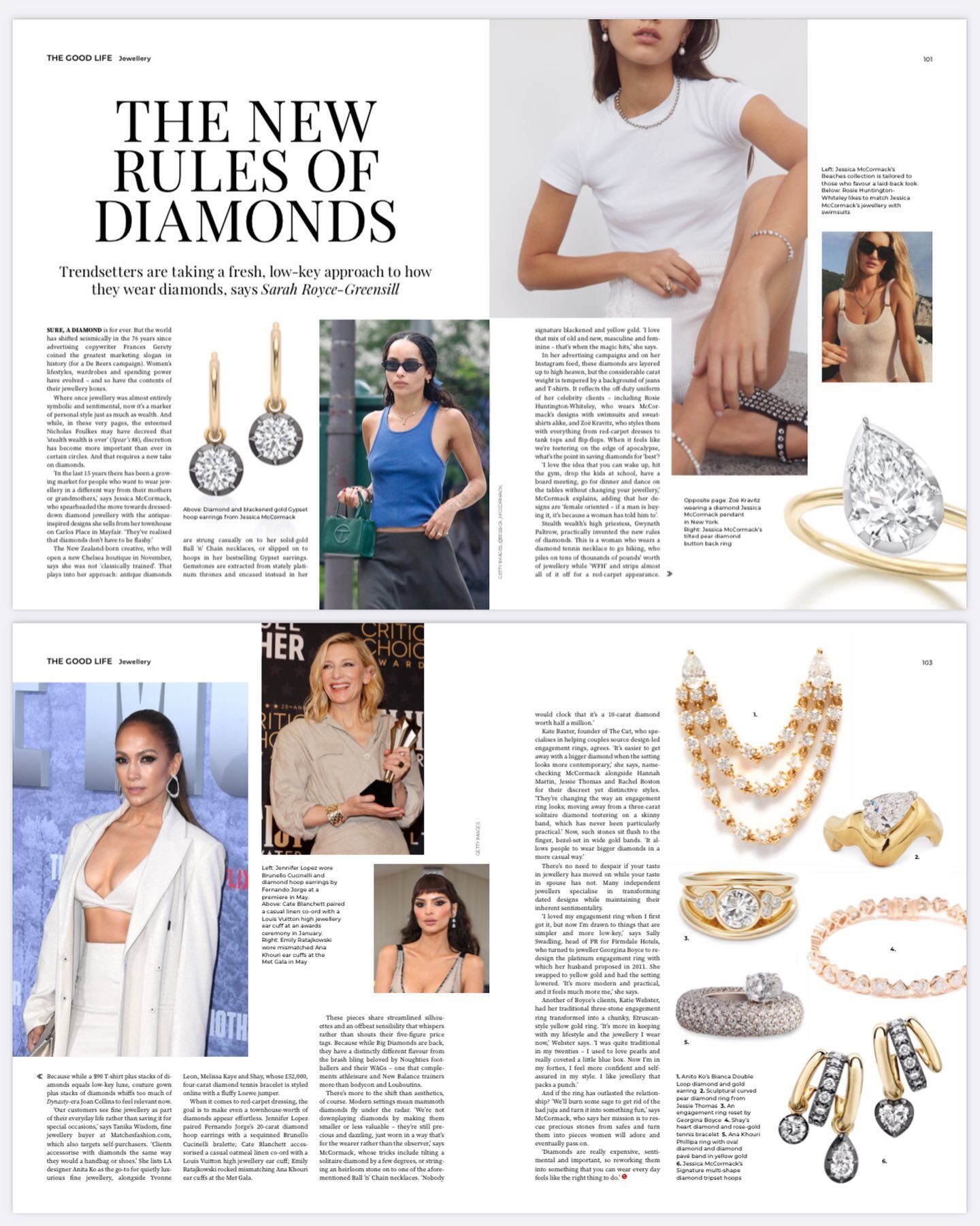 Thrilled to see GBFJ in @spearsmagazine thanks to the ever wonderful and brilliant @srgjewel - just the lift we needed rounded here!  My lovely clients talk about ring renovation, restoration and revamping.  Have a read xx 💎 #editiorial #spearsmagaz