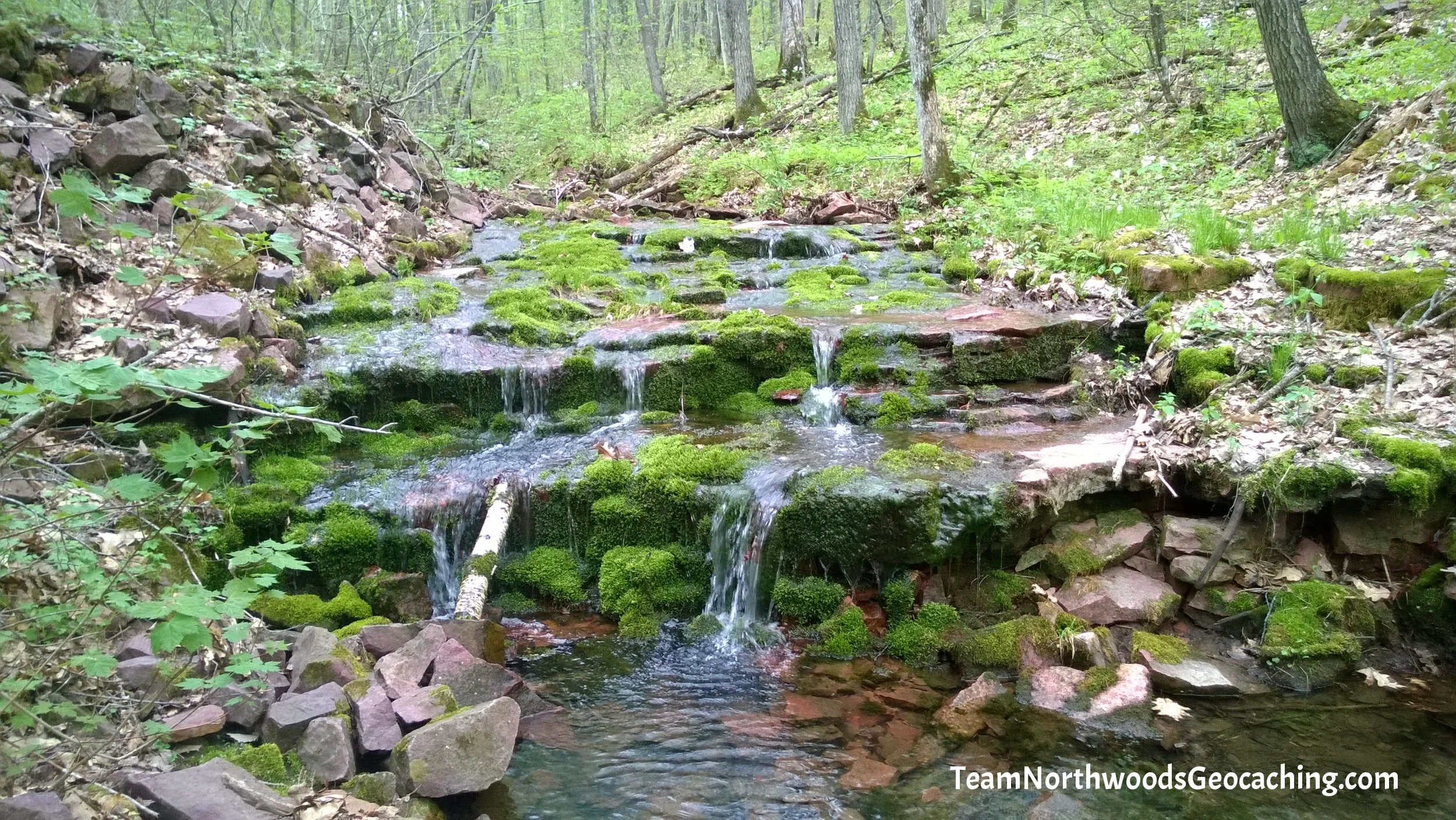 Another Great Use for Multi-caches. Gundy Canyon, Little Falls Slip and Slide