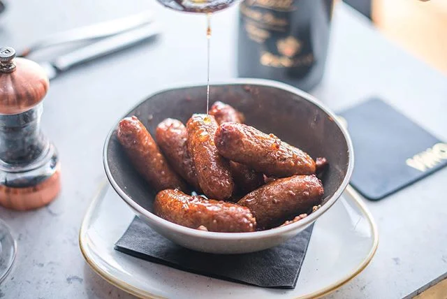 Sticky honey and mustard sausages are back on the menu... π―