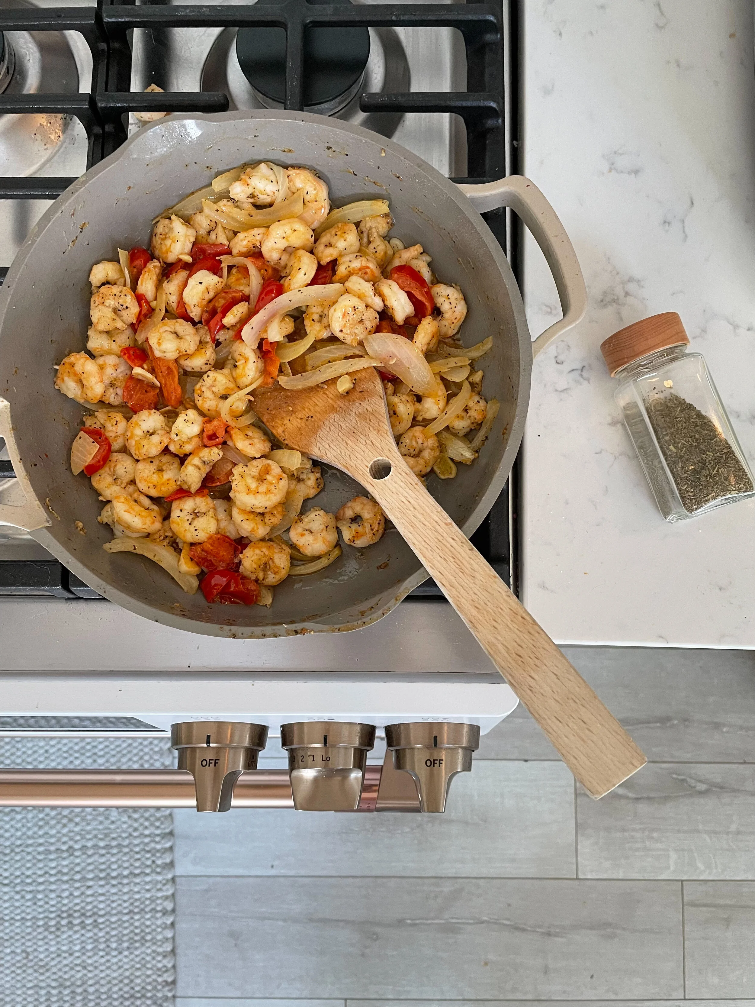 summery shrimp pasta recipe