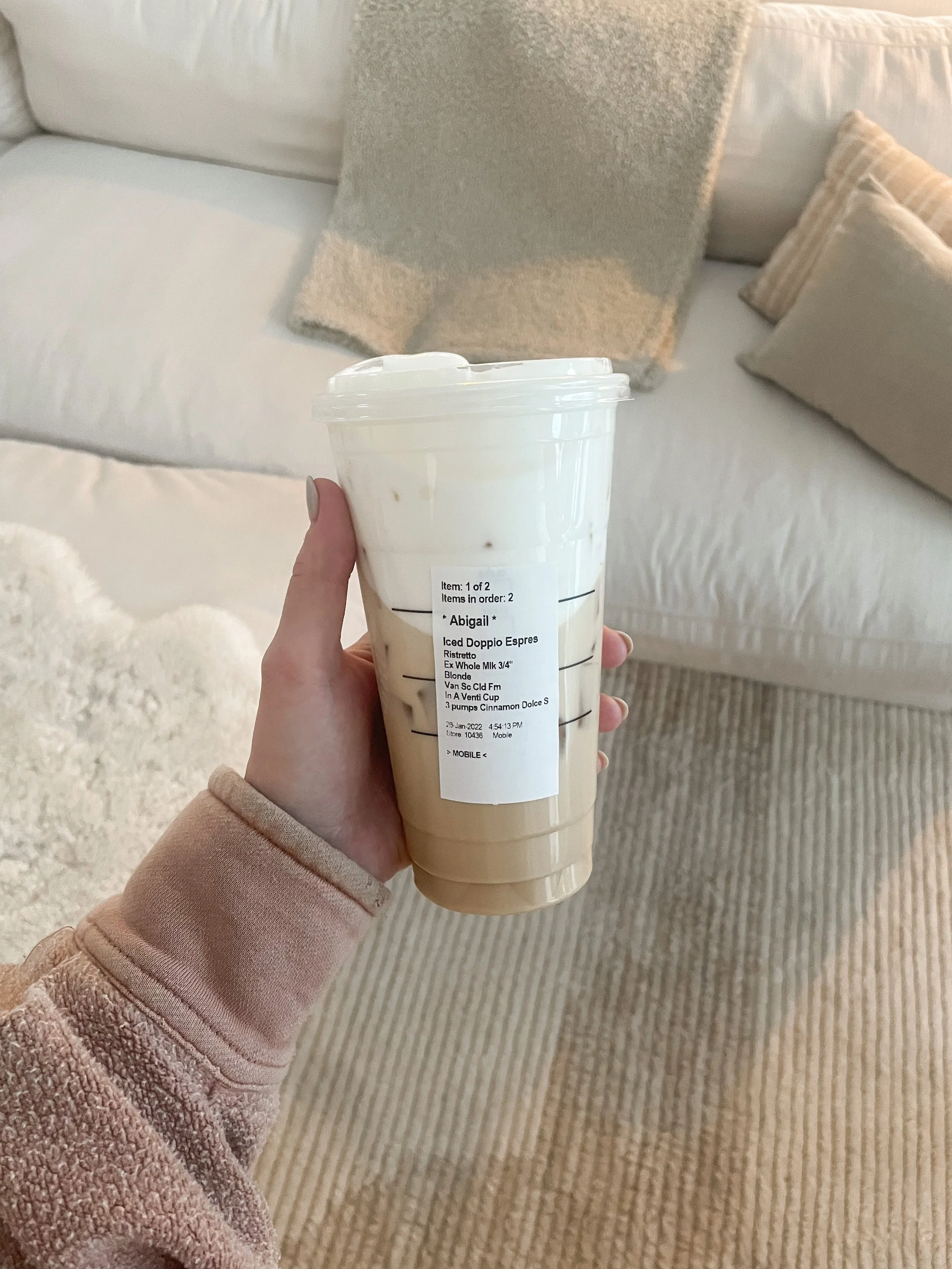 the Starbucks order i'm obsessed with