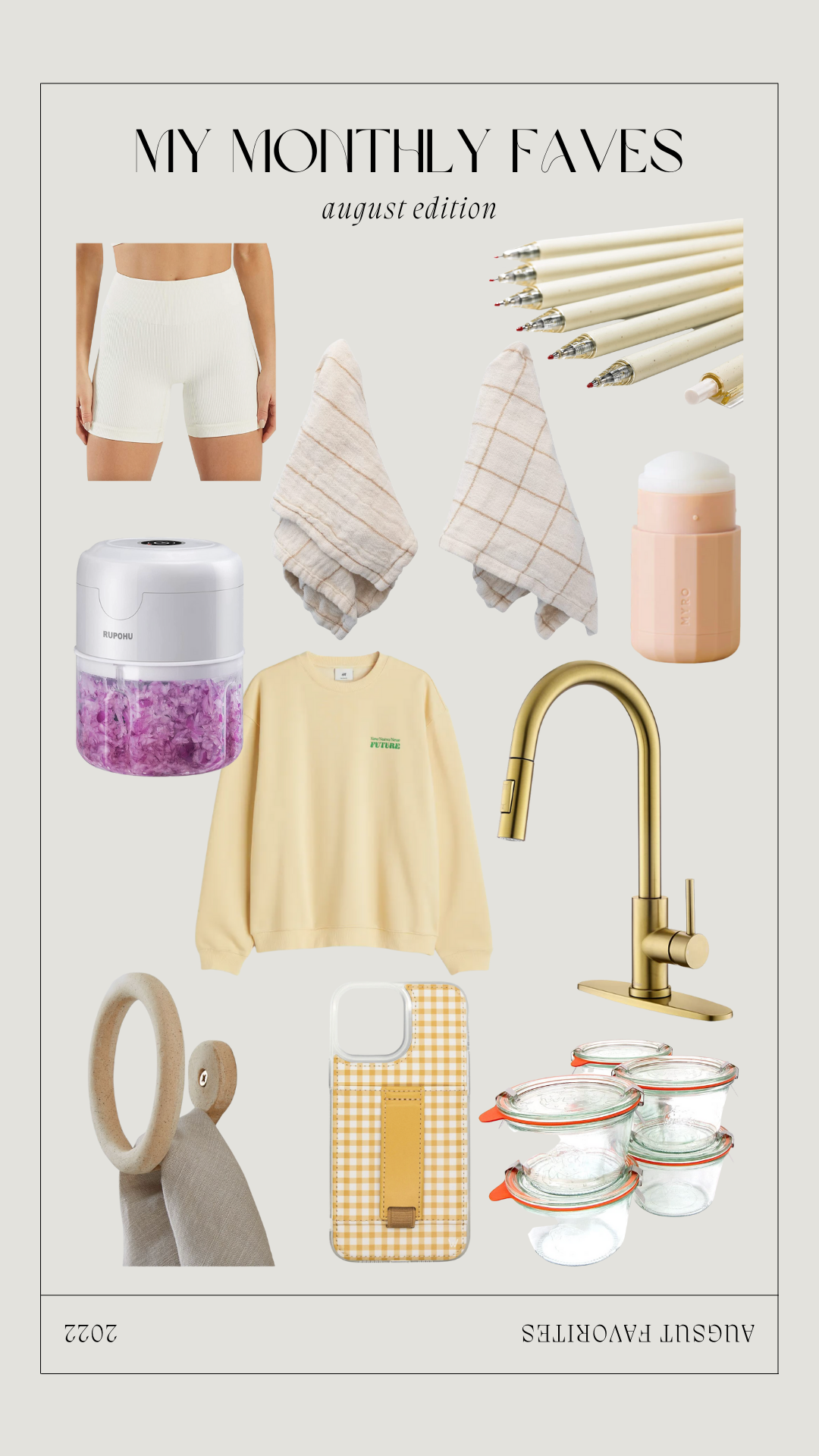 my monthly faves: august edition