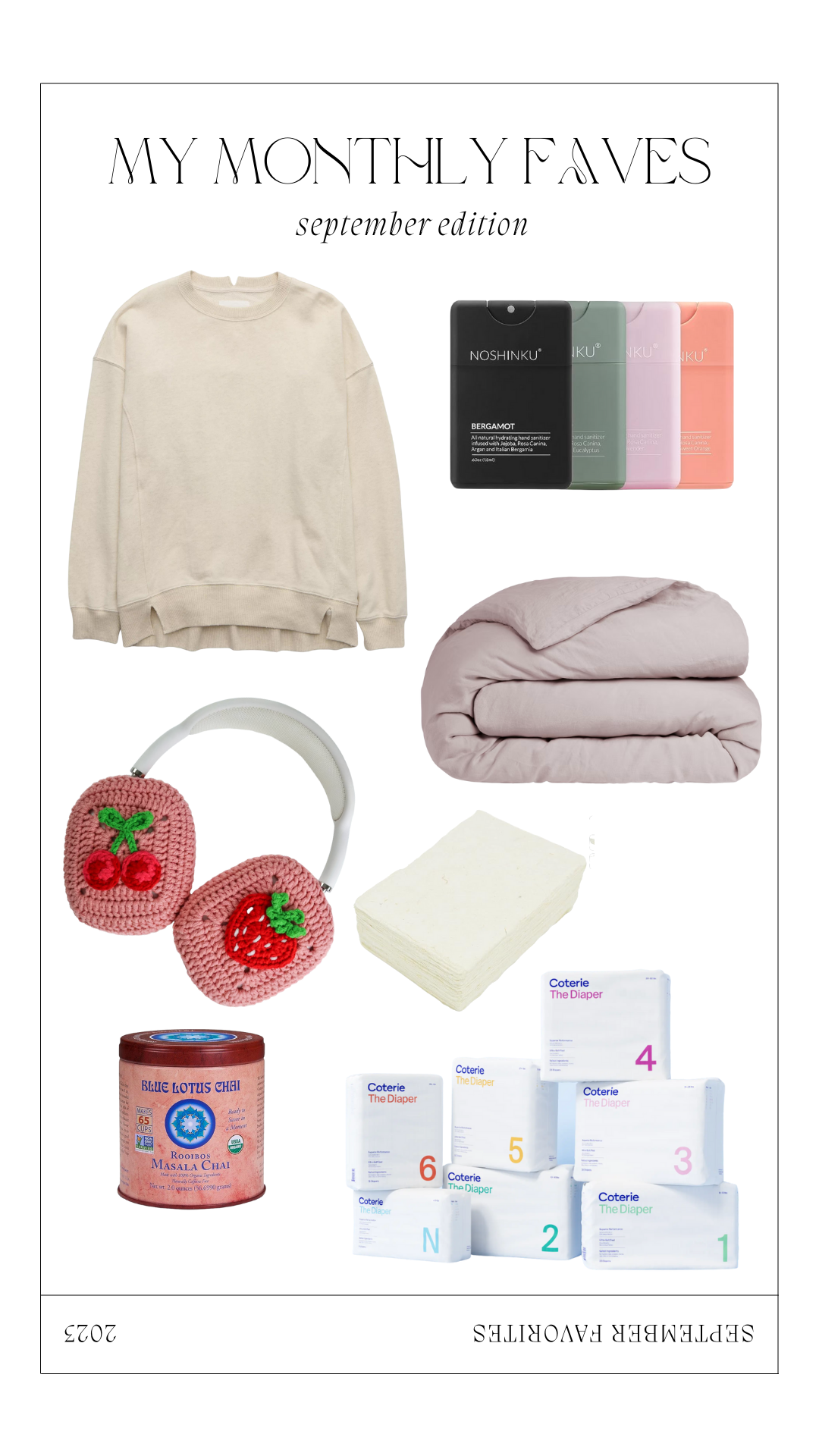 my monthly faves: september edition