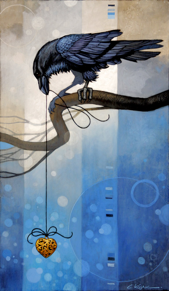 Sapphire Survivor, 24” x 14”, $1,400