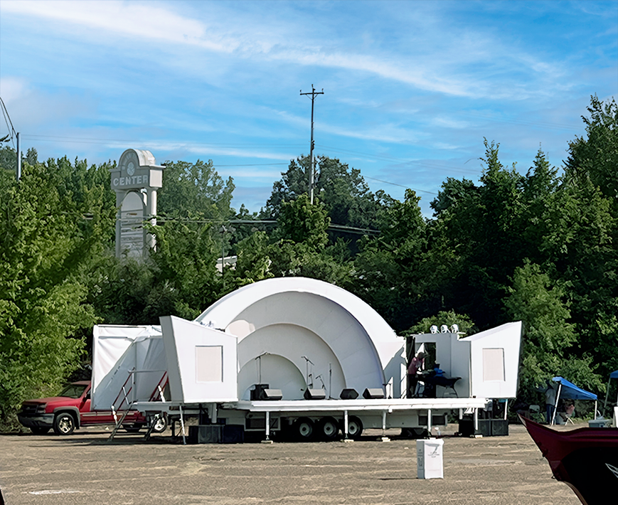 Shell Disc Mobile Renting the Mobile Shell — Overton Park Shell