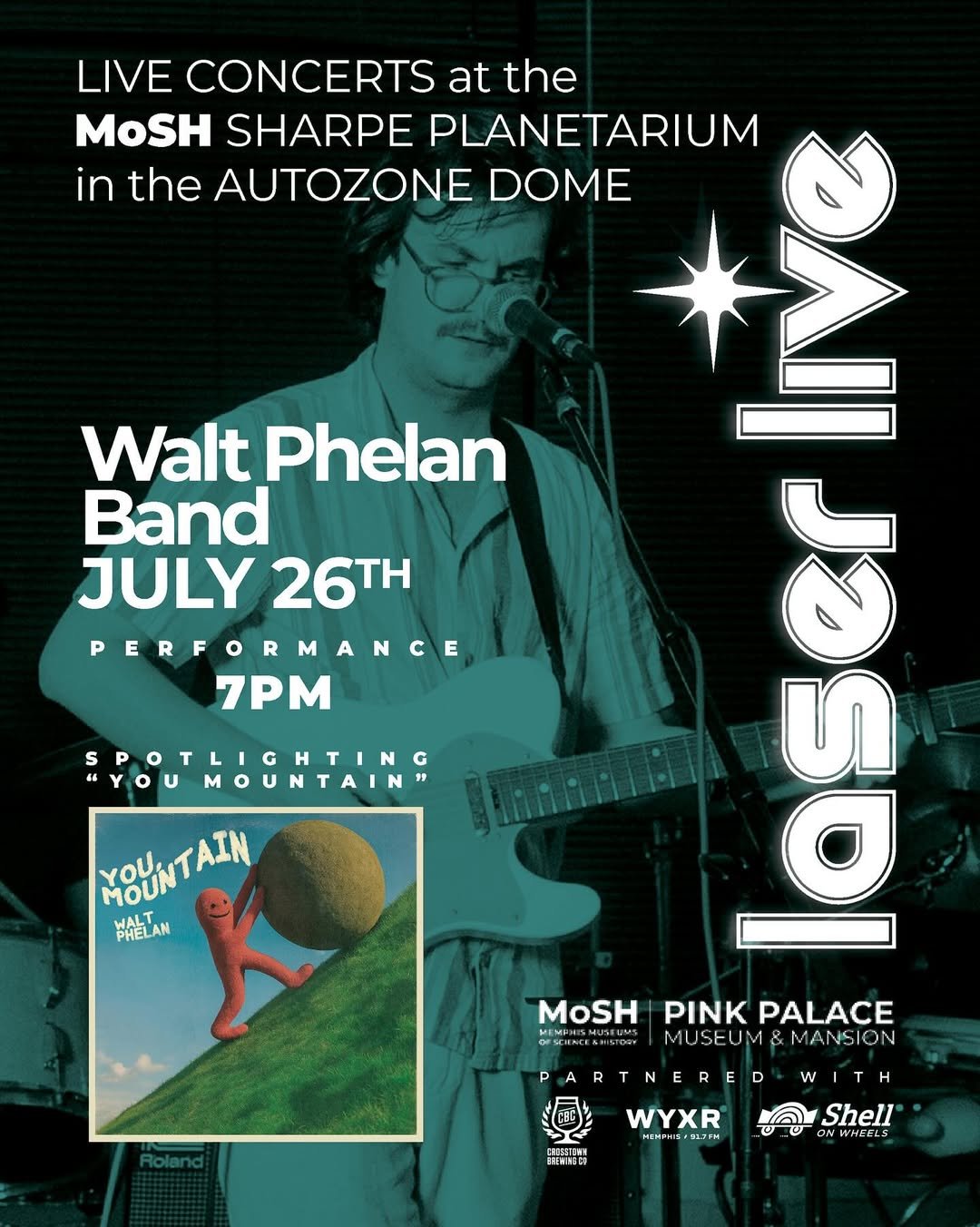 MOSH: Laser Live Concert Series ft. Walt Phelan Band
