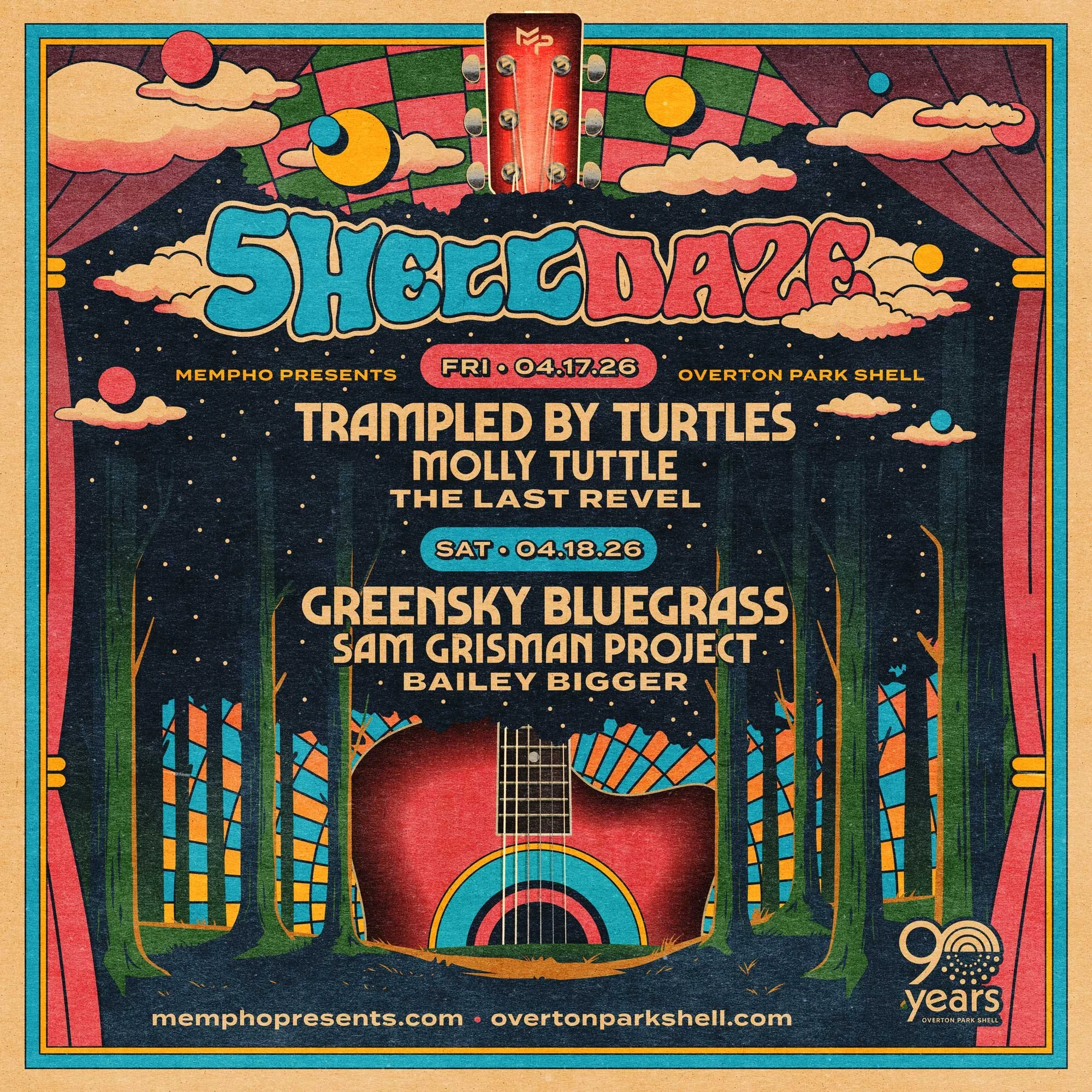 MEMPHO PRESENTS: SHELL DAZE 2026 TIX ON SALE NOW!